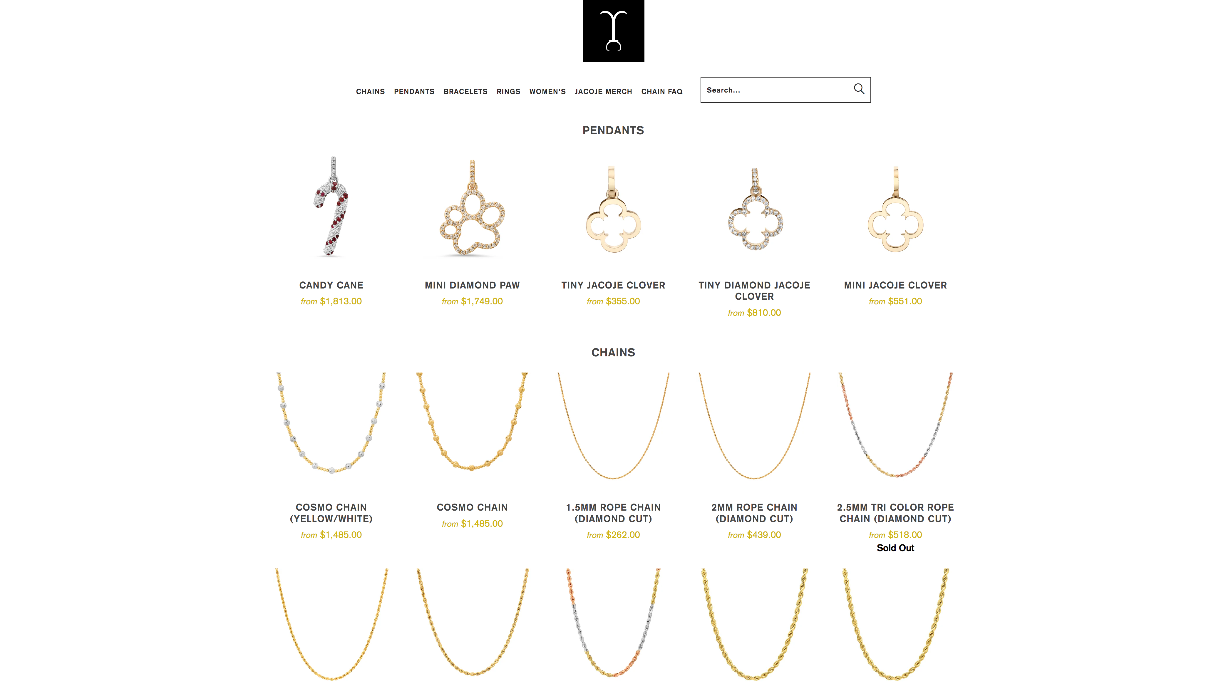 Jacoje jewelry website and their reviews