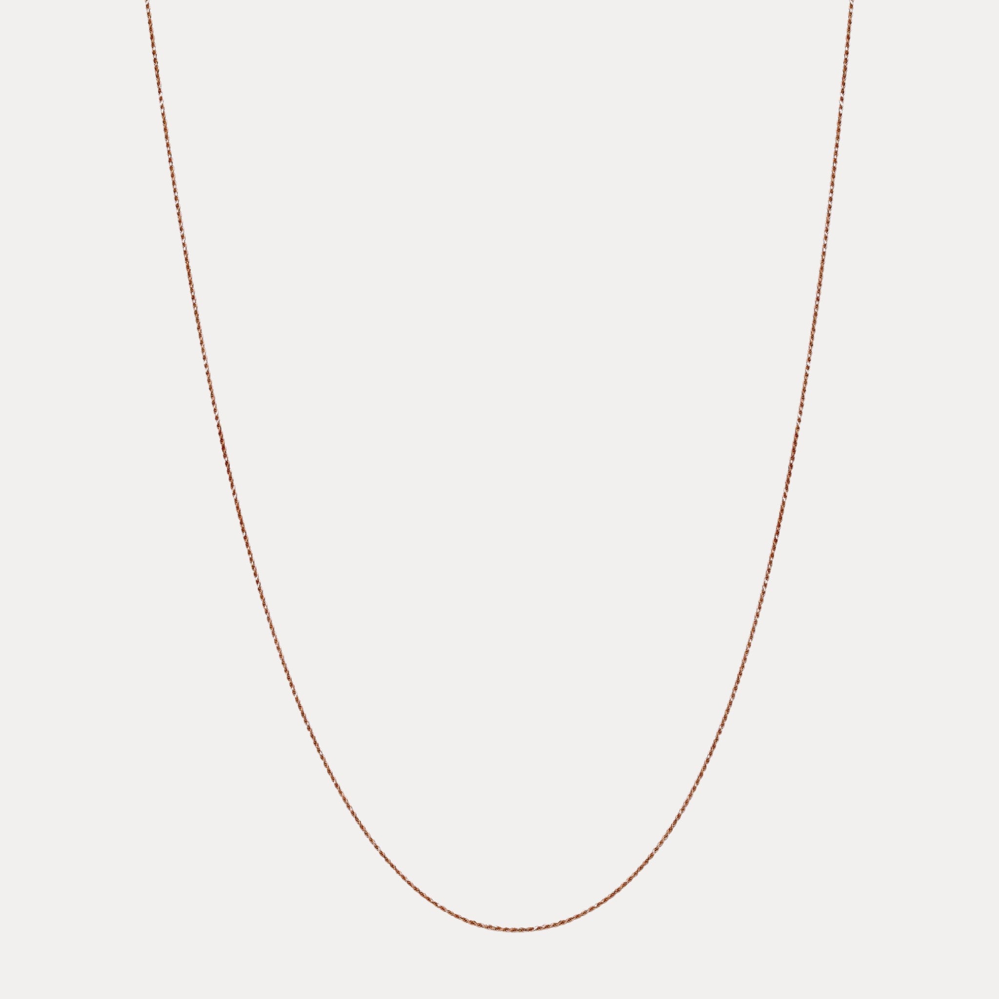 925 Sterling Silver 1.5mm Diamond Cut Rope Chain Necklace