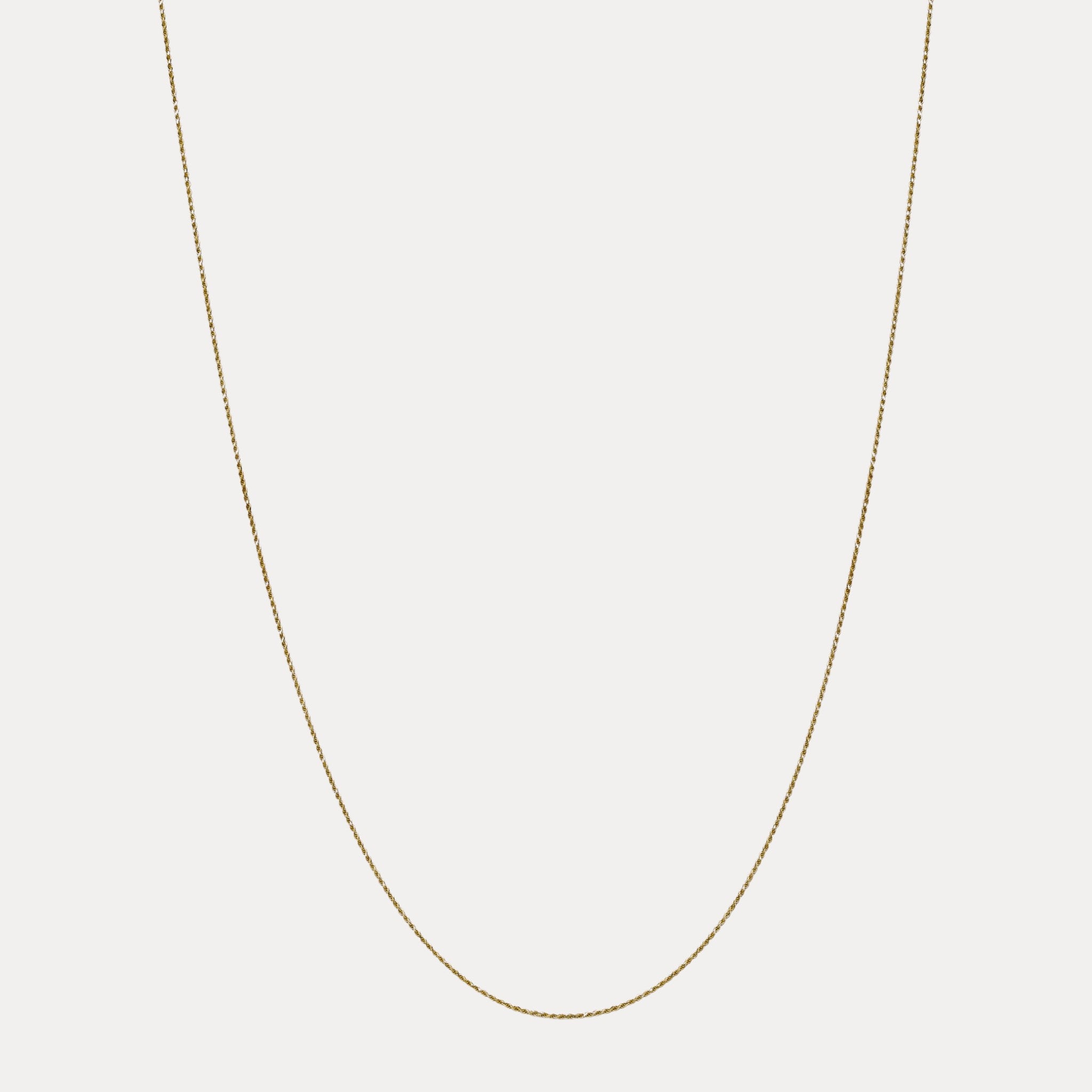 925 Sterling Silver 1.5mm Diamond Cut Rope Chain Necklace