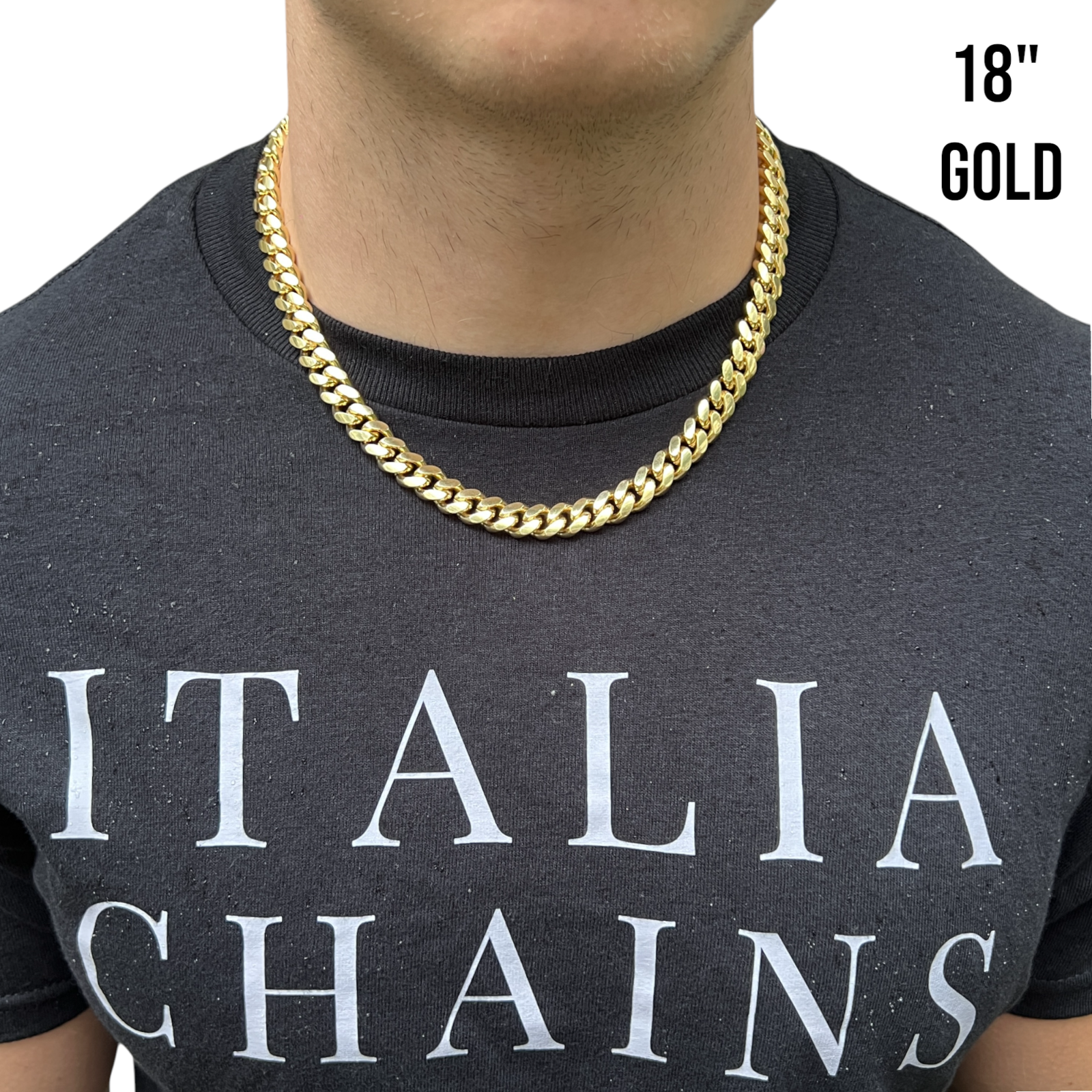925 Sterling Silver 10mm Miami Cuban Chain Necklace