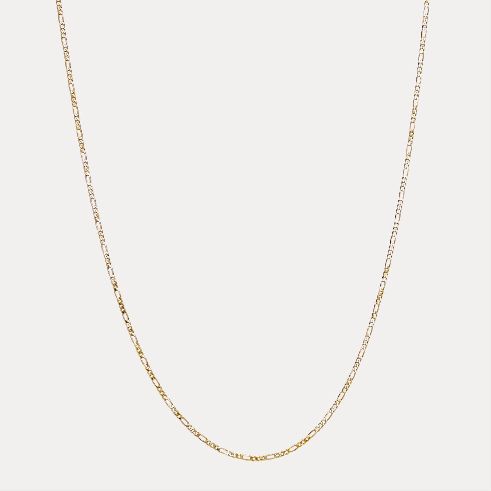 925 Sterling Silver 2.5mm Figaro Chain Necklace