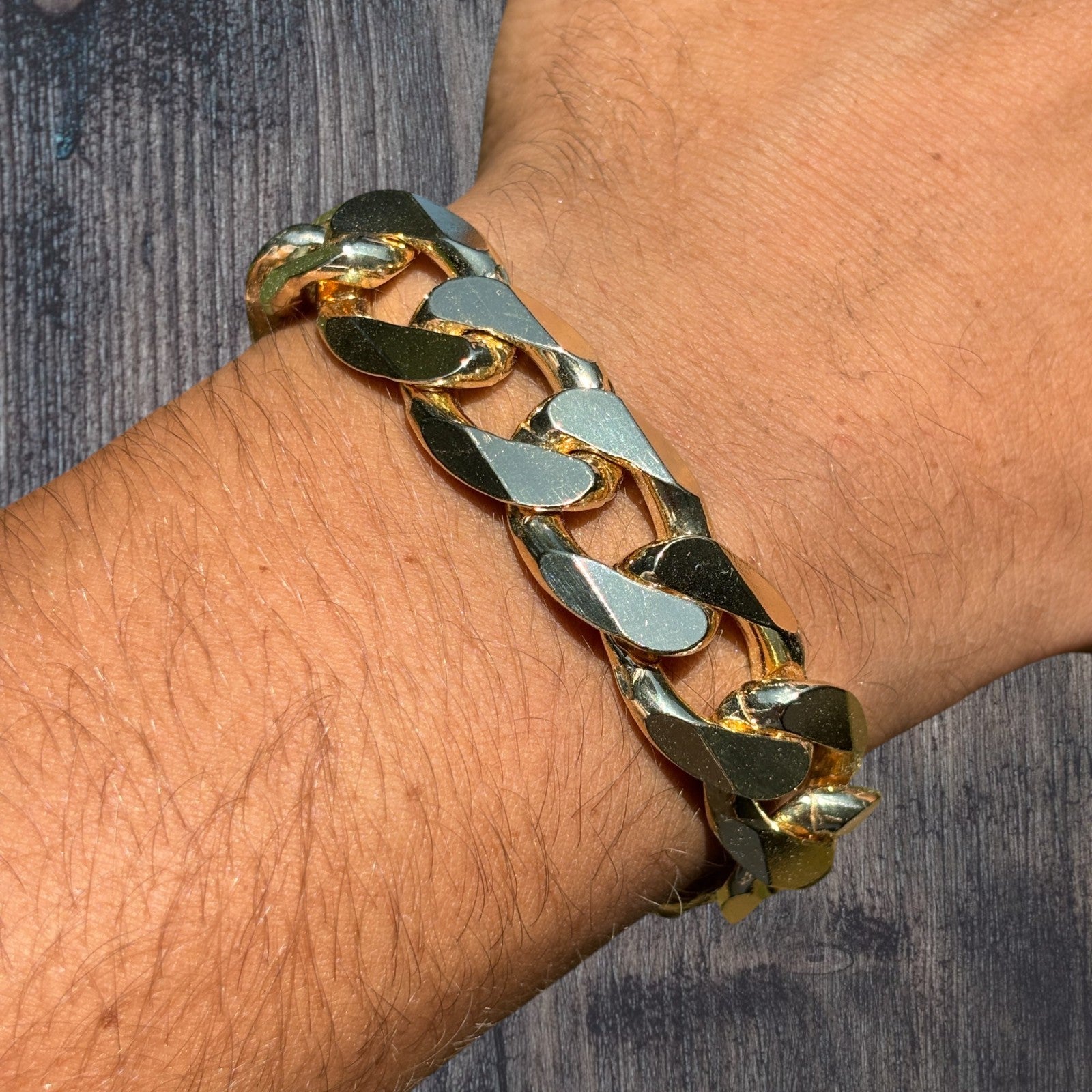 925 Sterling Silver 16mm Curb Bracelet