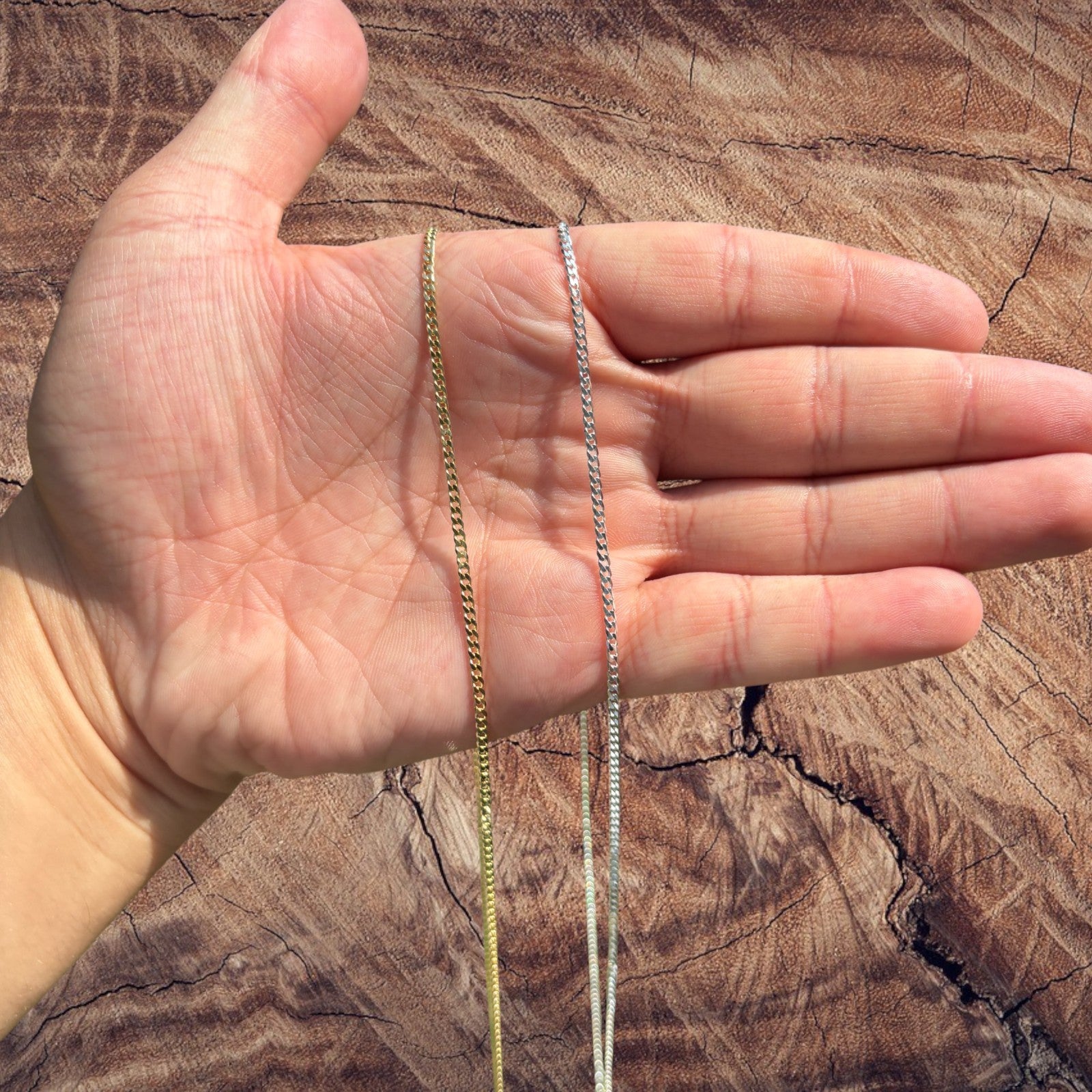925 Sterling Silver 2mm Curb Chain Necklace