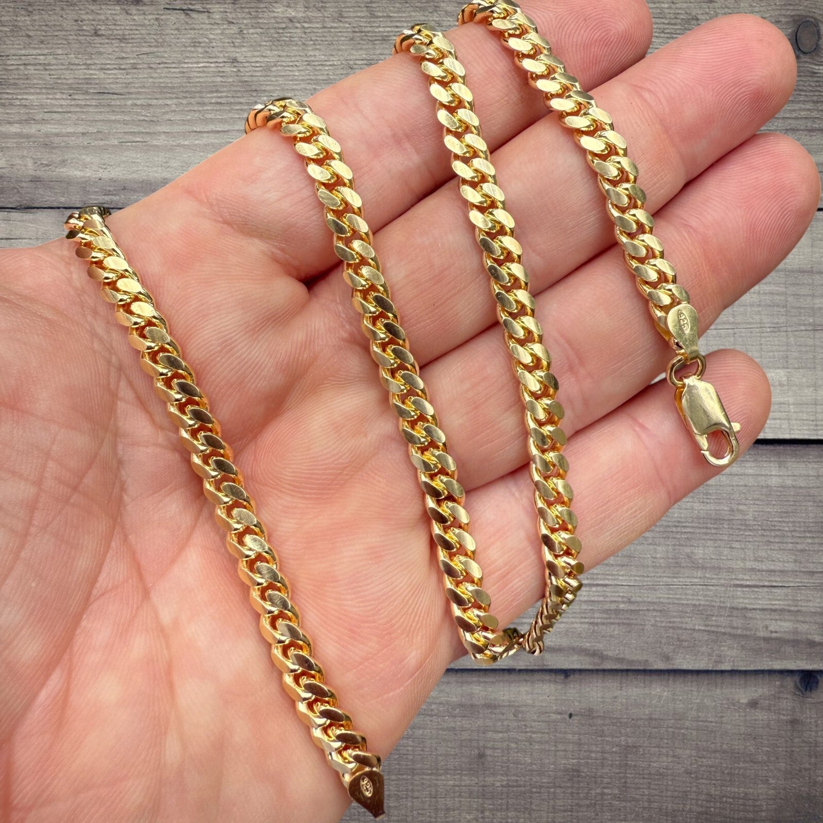 925 Sterling Silver 5.5mm Miami Cuban Chain Necklace