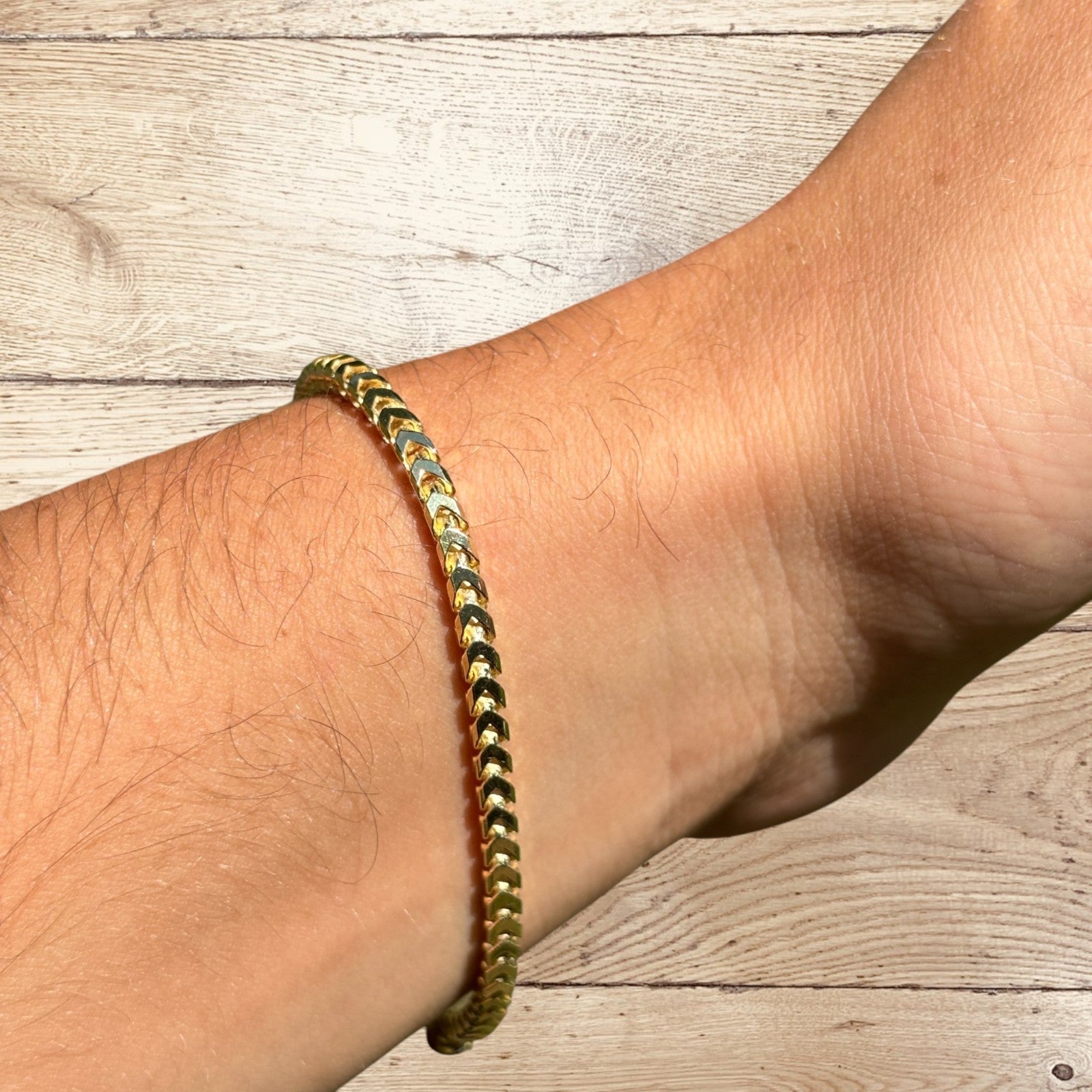 925 Sterling Silver 3mm Franco Bracelet