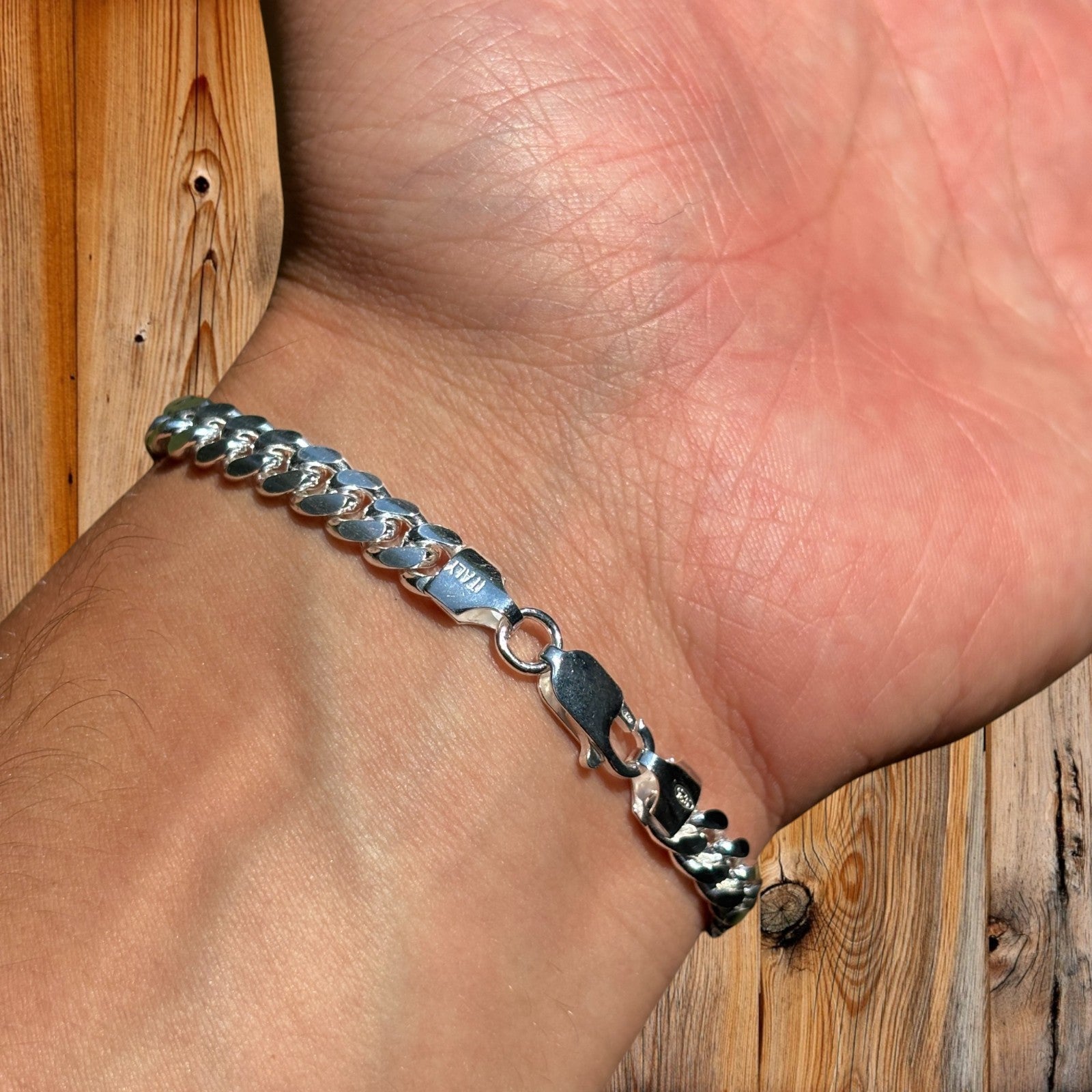 925 Sterling Silver 6mm Miami Cuban Bracelet