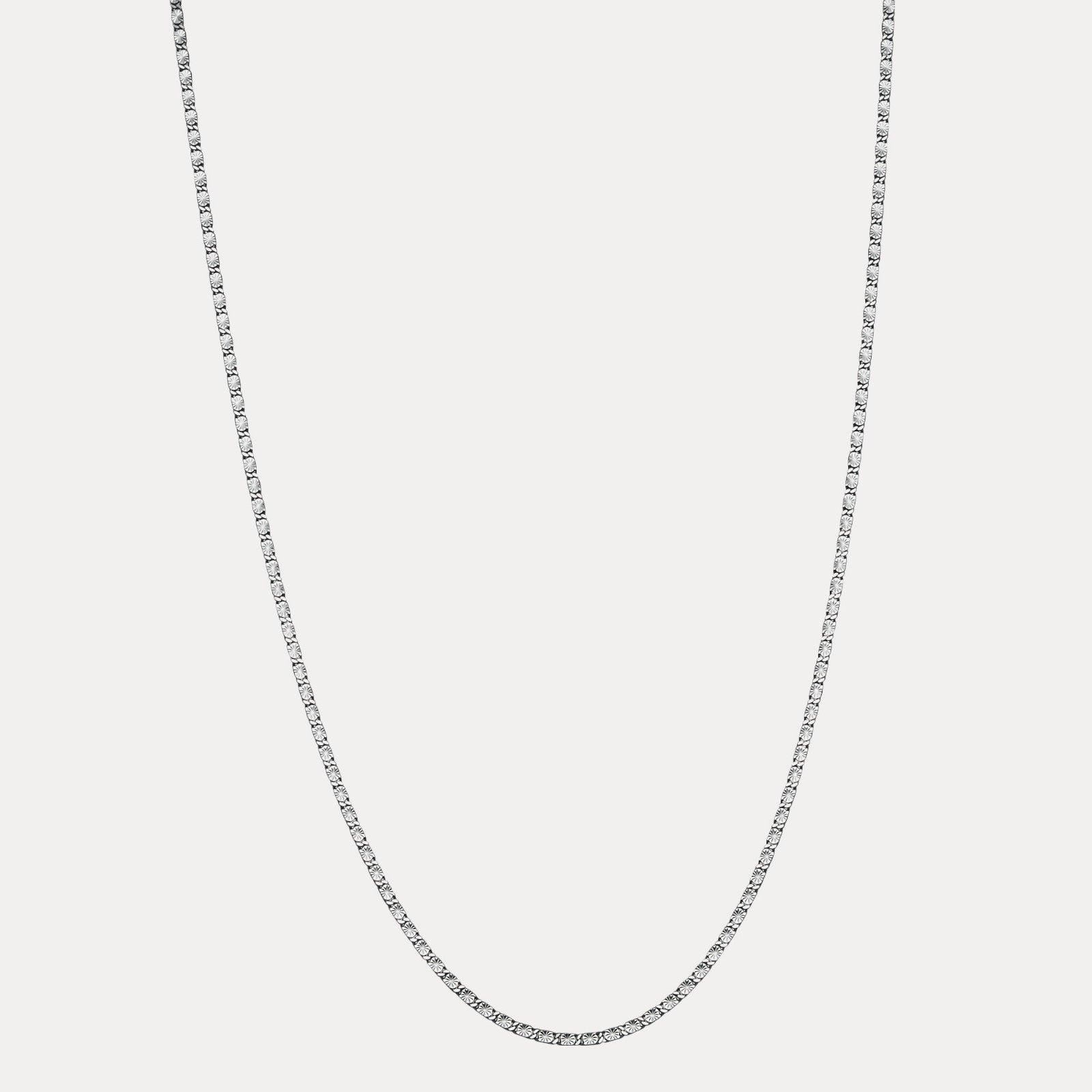 925 Sterling Silver 3mm Valentino Chain Necklace