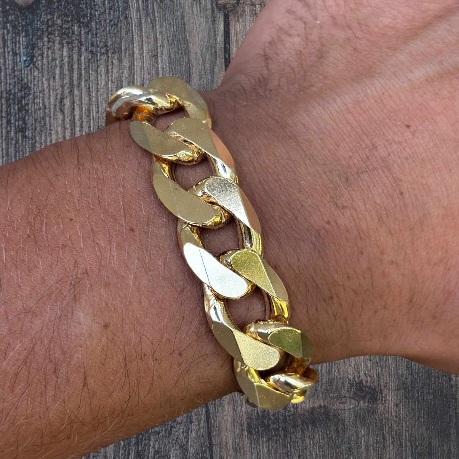 925 Sterling Silver 16mm Curb Bracelet