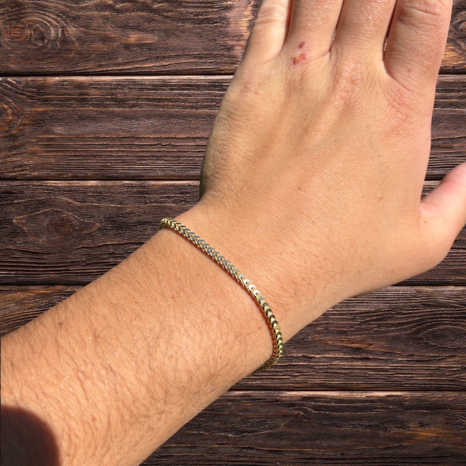 925 Sterling Silver 2.5mm Franco Bracelet