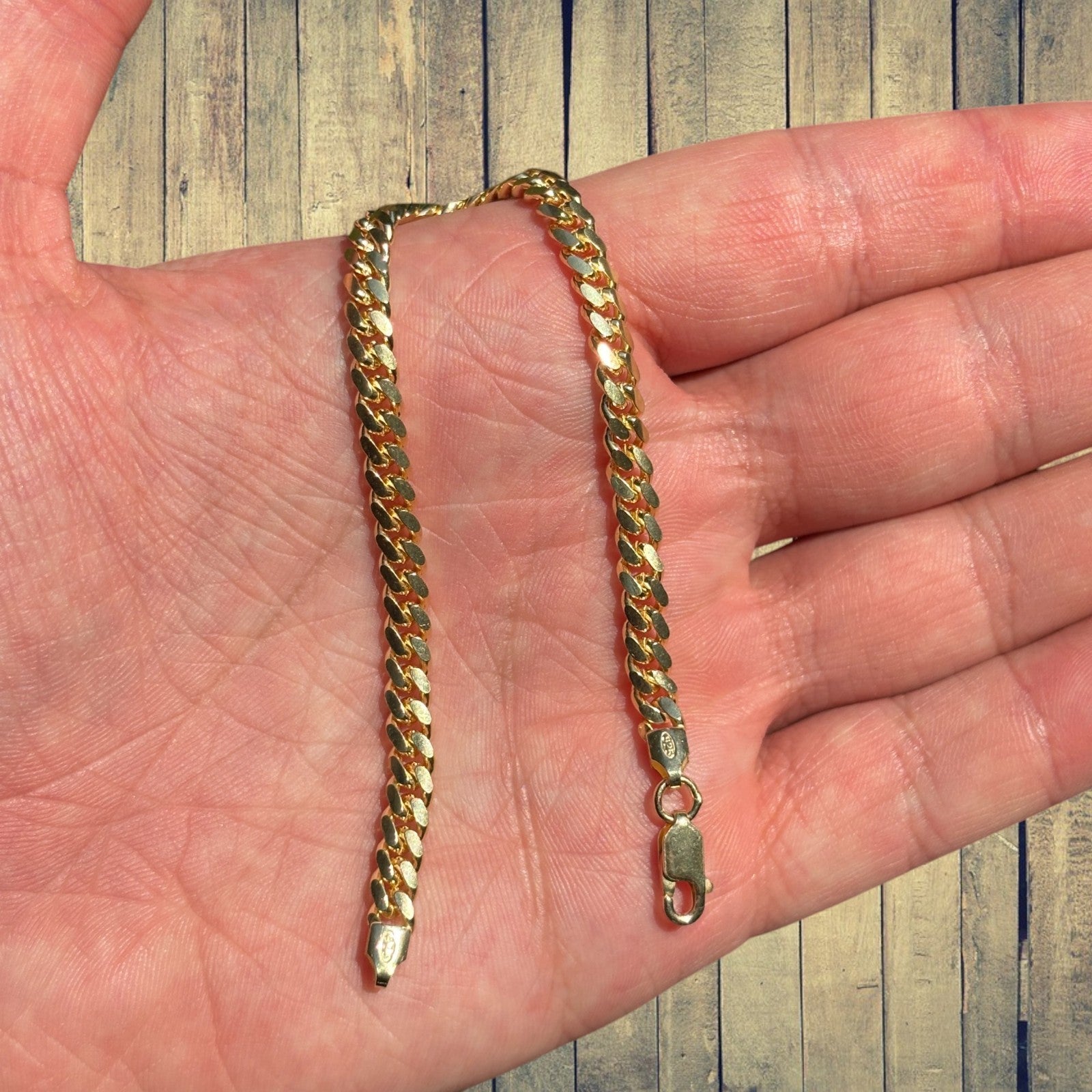 925 Sterling Silver 5mm Miami Cuban Bracelet