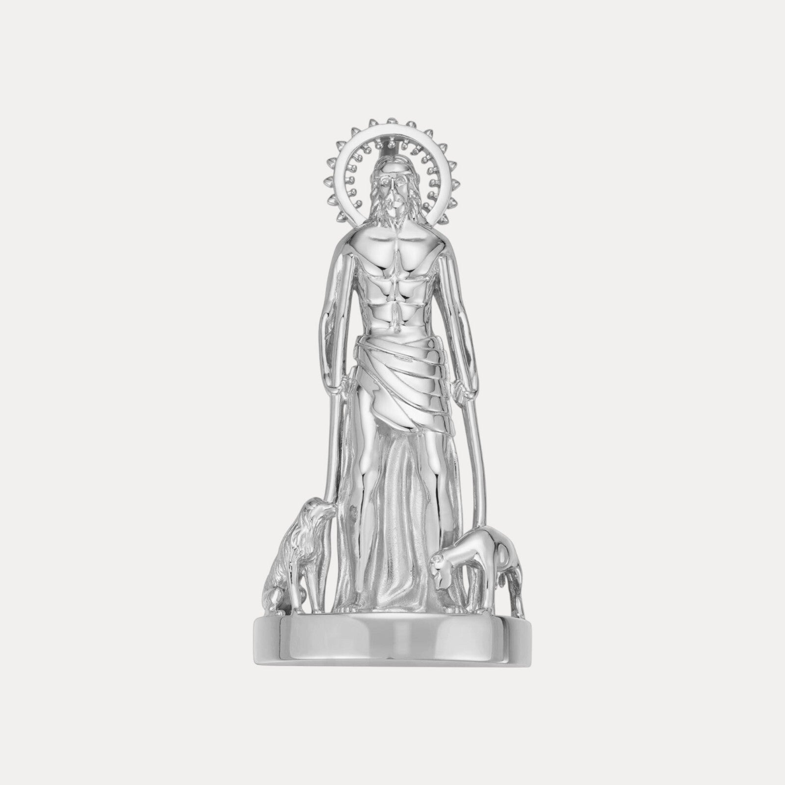 925 Sterling Silver St Lazarus San Lazaro Pendant - Small
