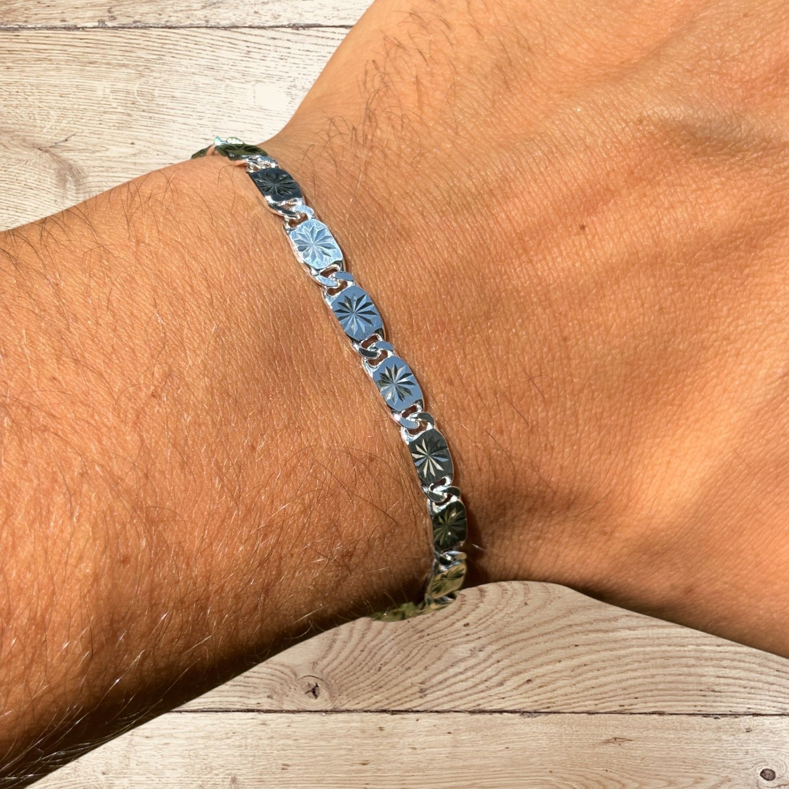 925 Sterling Silver 5mm Valentino Bracelet