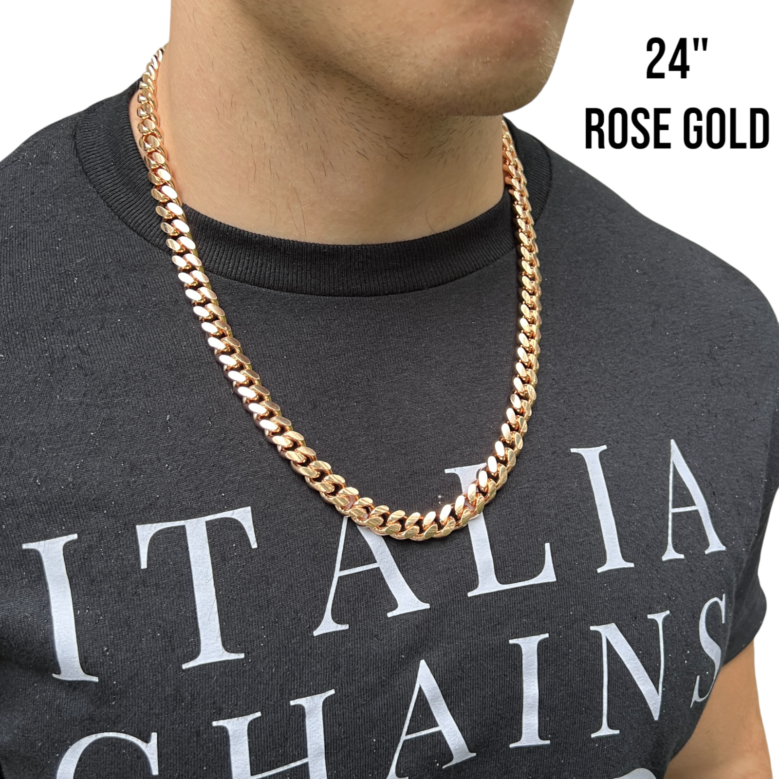 925 Sterling Silver 10mm Miami Cuban Chain Necklace