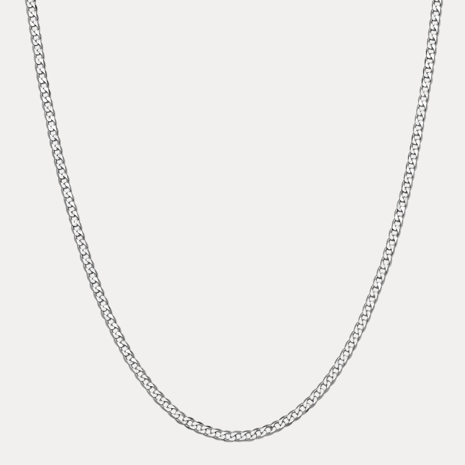 925 Sterling Silver 5mm Curb Chain Necklace