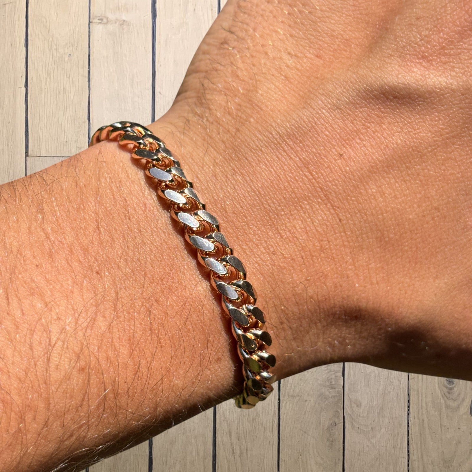 925 Sterling Silver 8mm Miami Cuban Bracelet