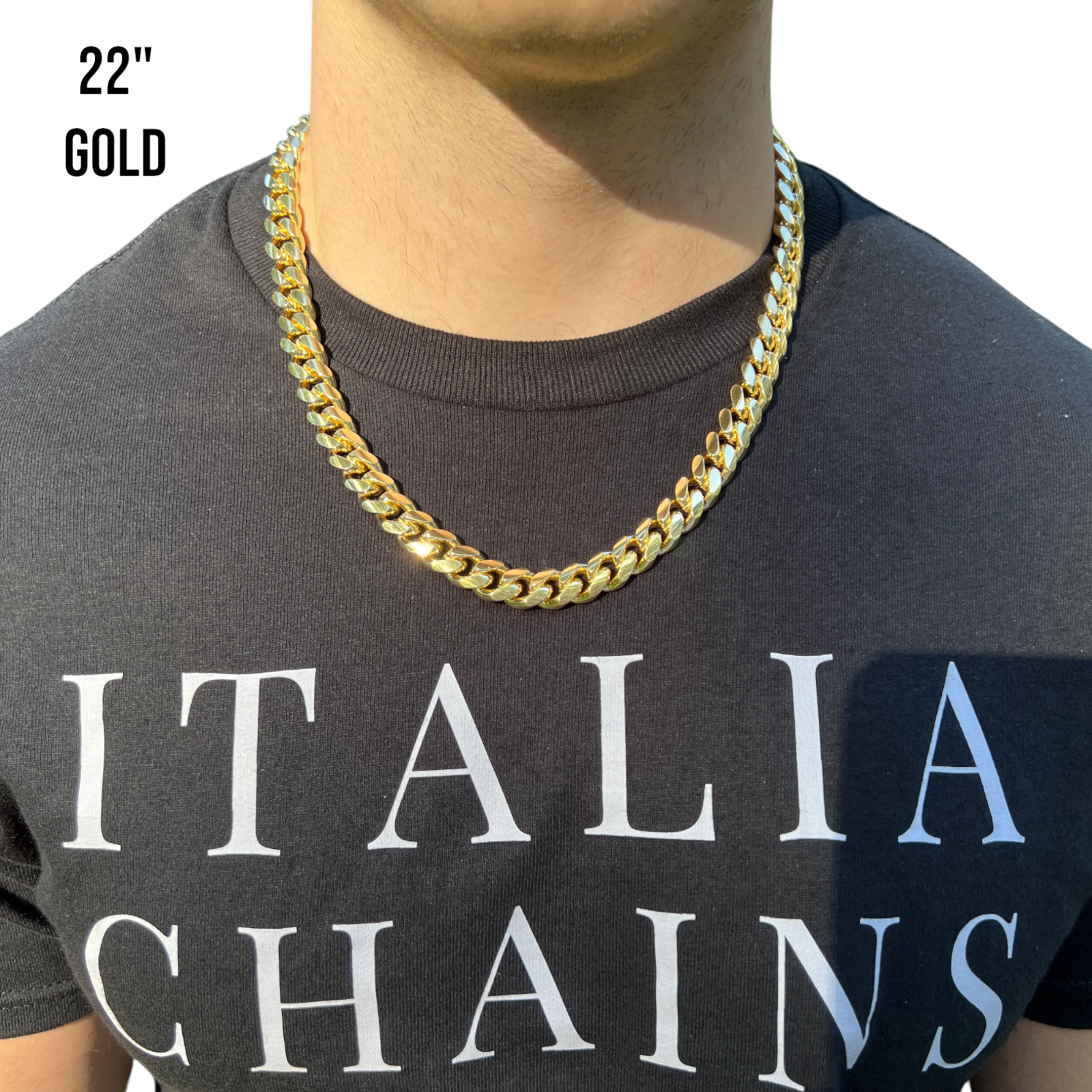 925 Sterling Silver 12mm Miami Cuban Chain Necklace