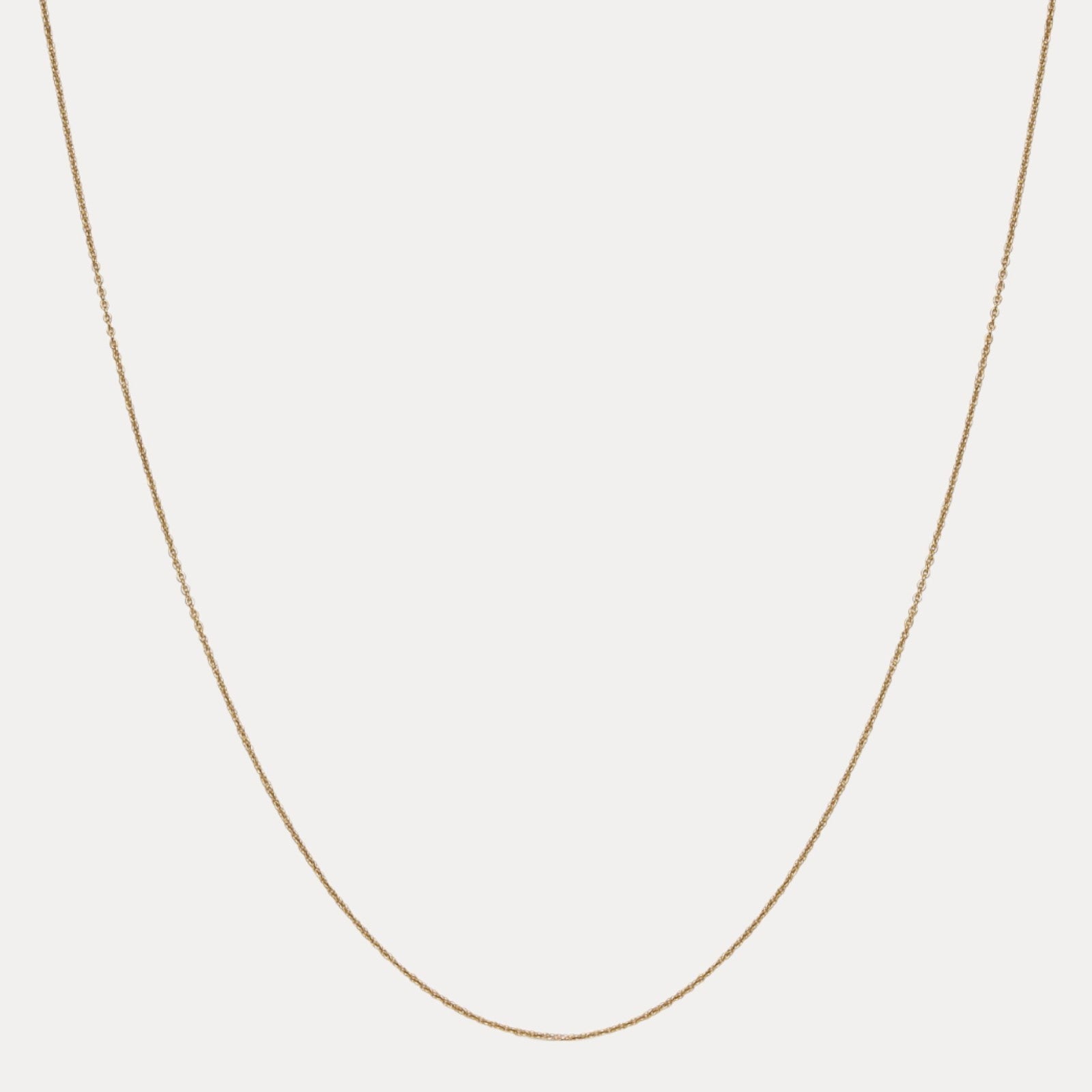 925 Sterling Silver 1mm Cable Chain Necklace
