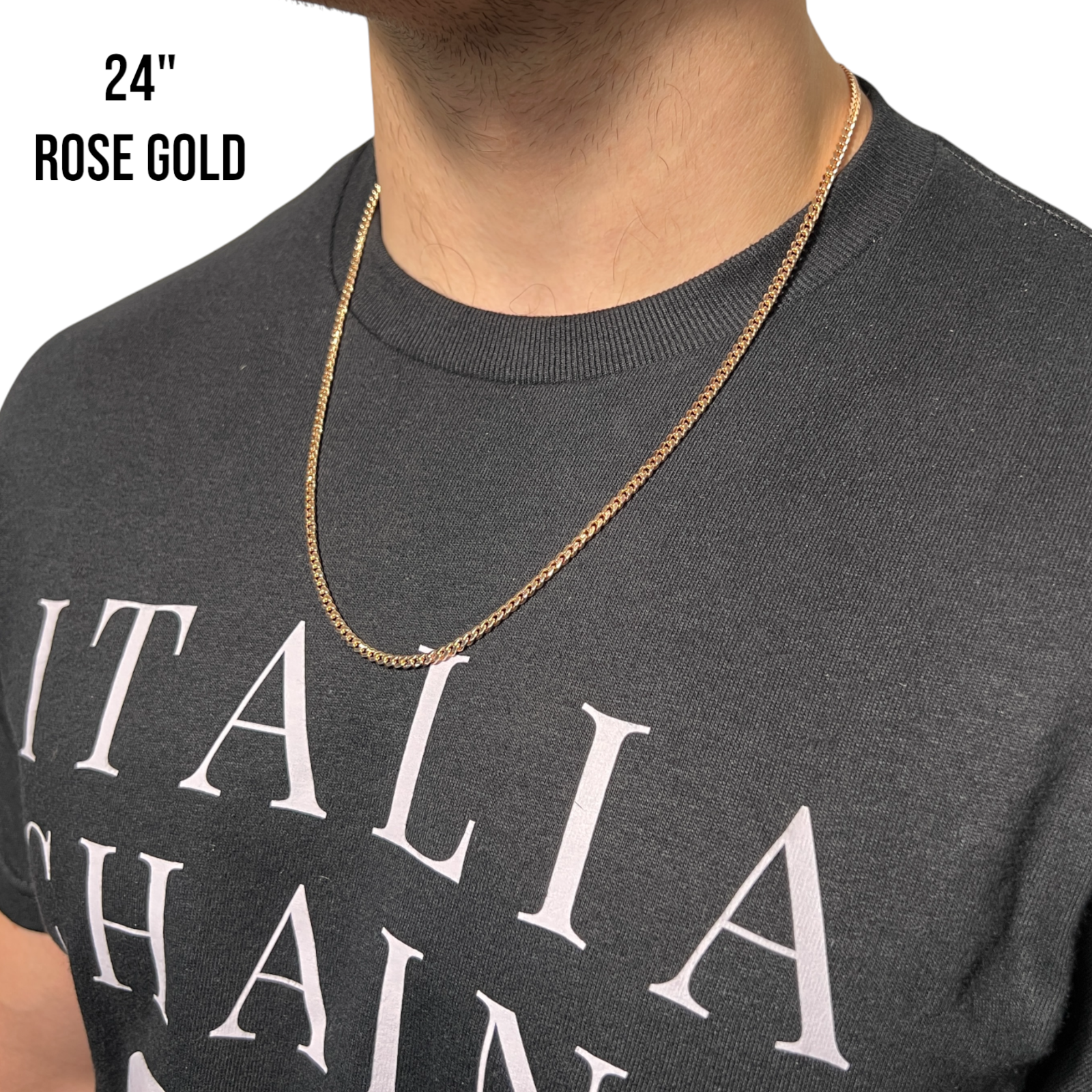 925 Sterling Silver 3.5mm Miami Cuban Chain Necklace