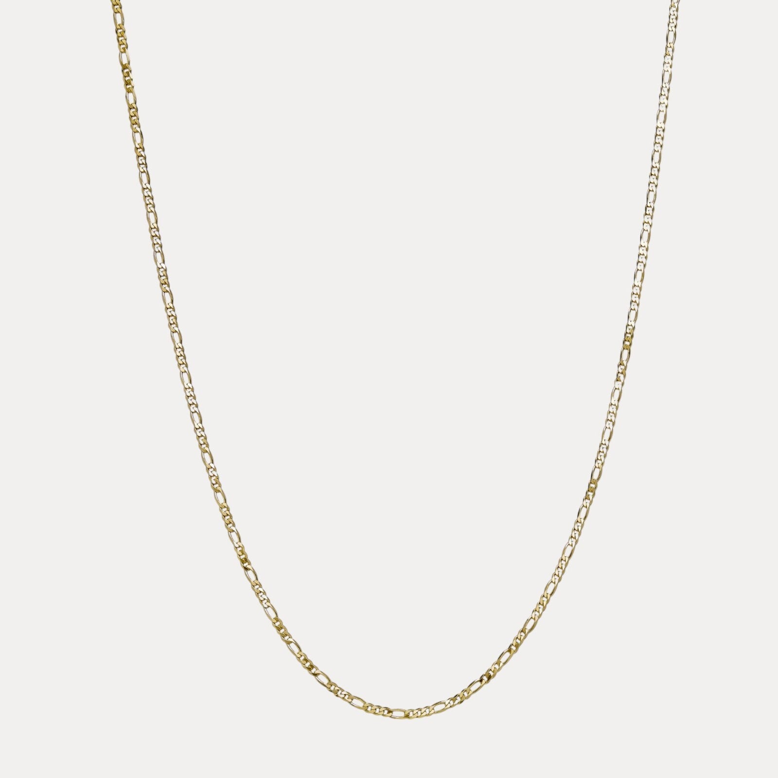 925 Sterling Silver 3.5mm Figaro Chain Necklace