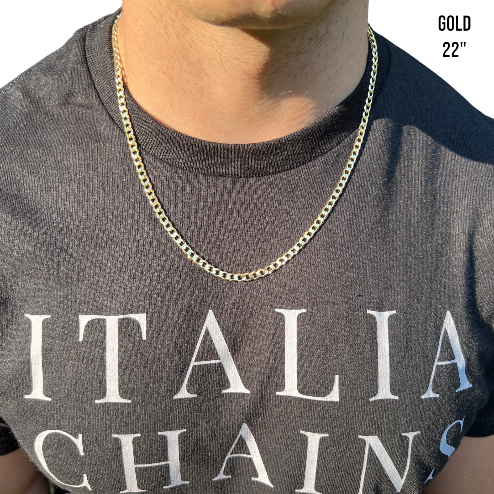 925 Sterling Silver 5mm Curb Chain Necklace