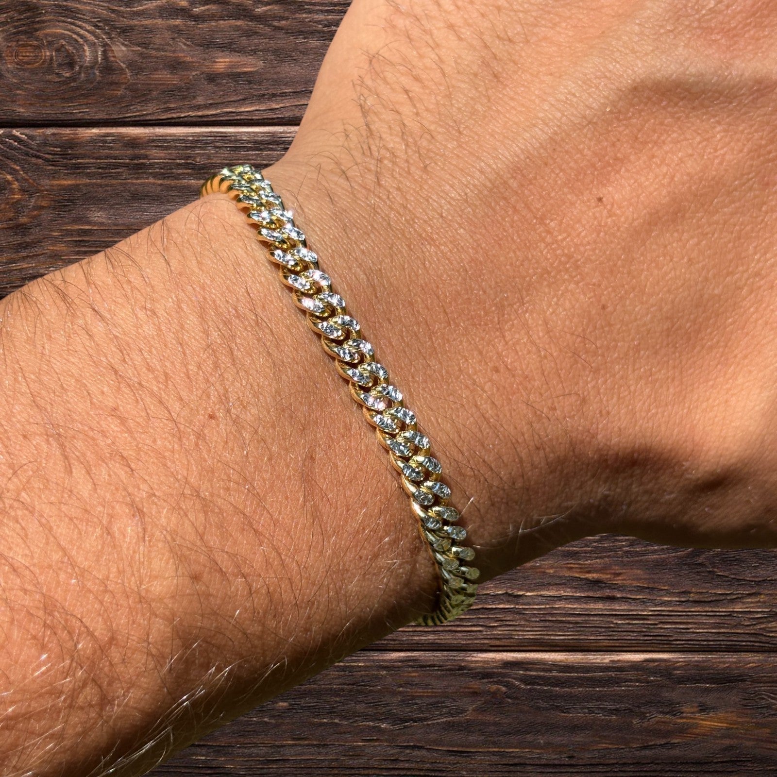 925 Sterling Silver 5mm Diamond Cut Miami Cuban Bracelet