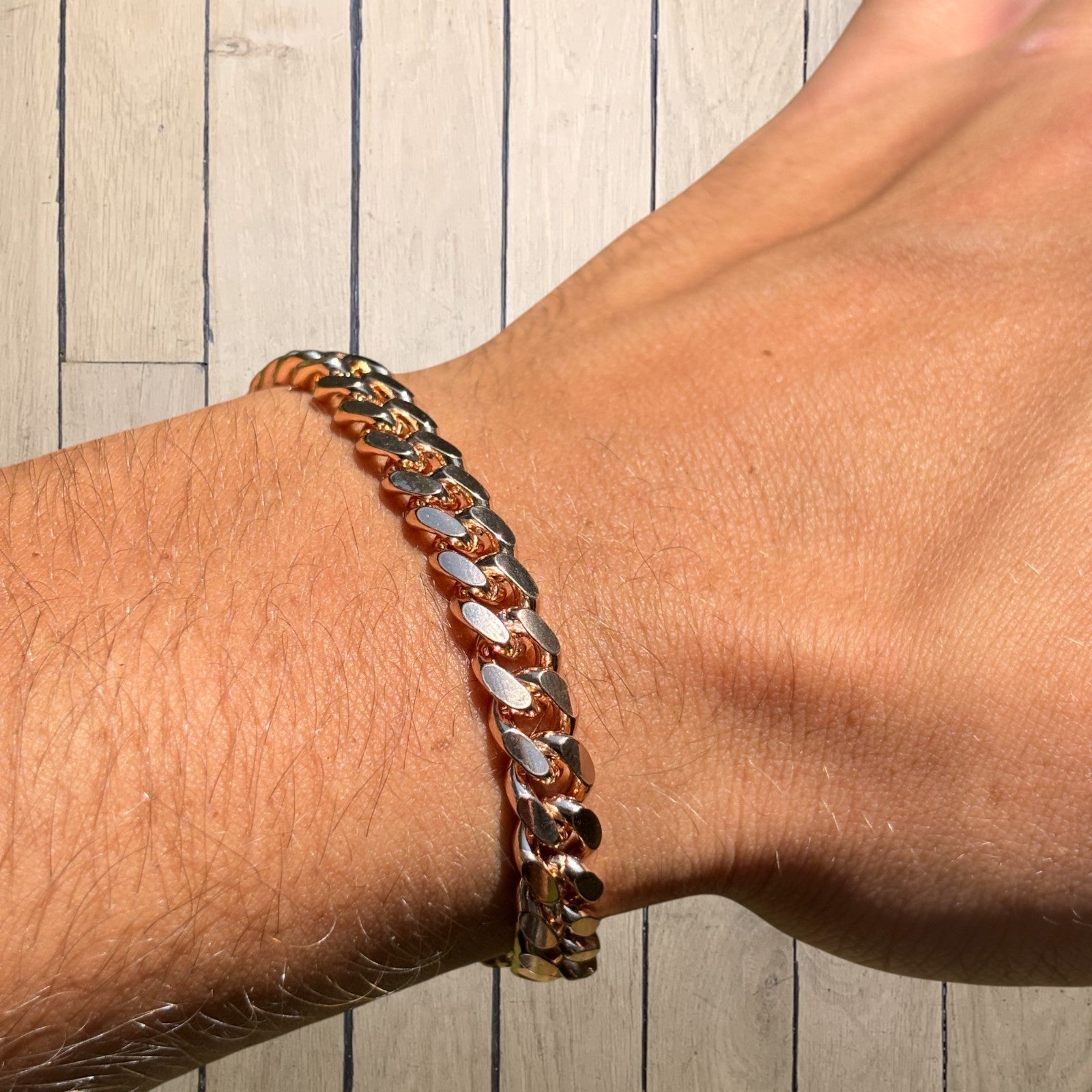 925 Sterling Silver 8mm Miami Cuban Bracelet