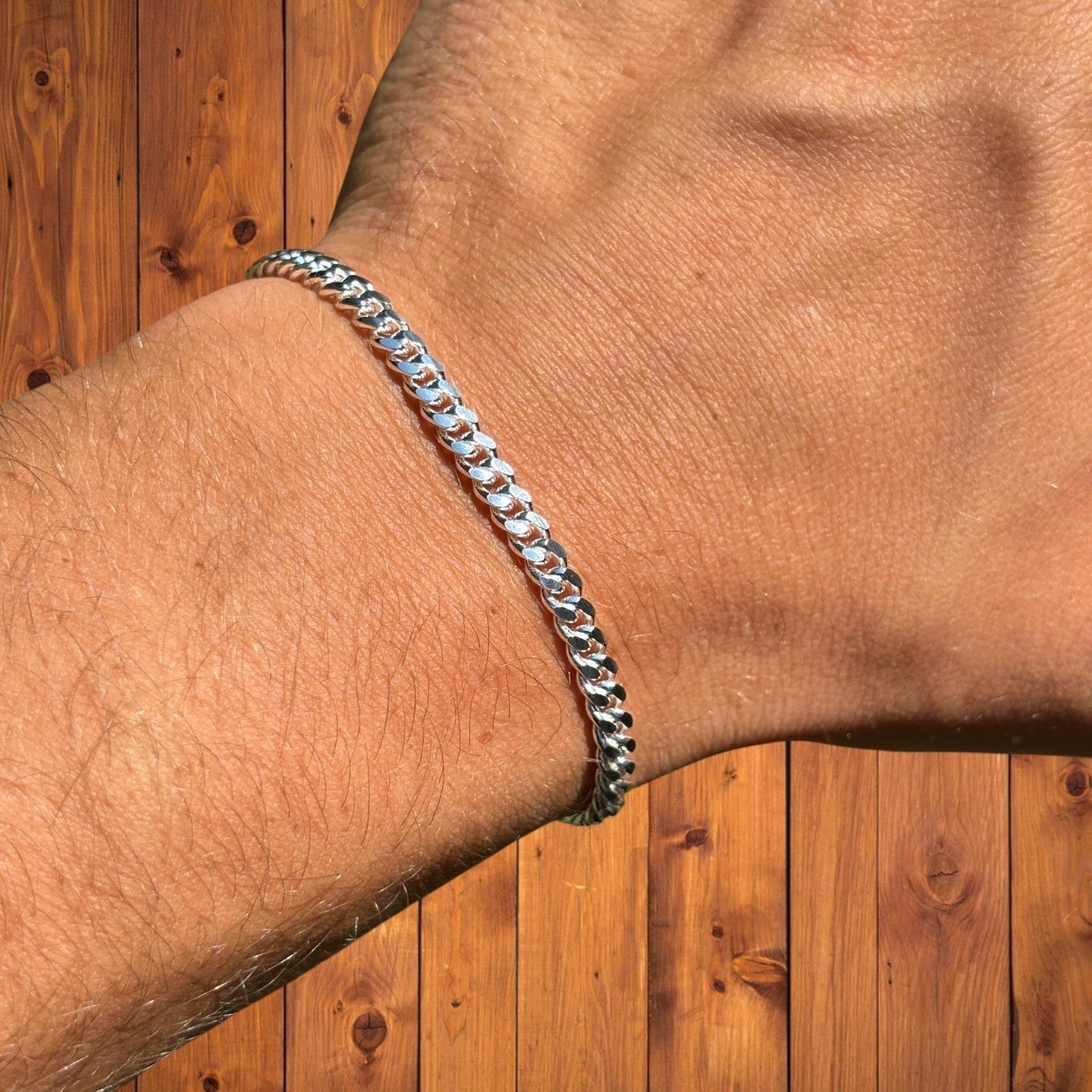 925 Sterling Silver 4mm Miami Cuban Bracelet