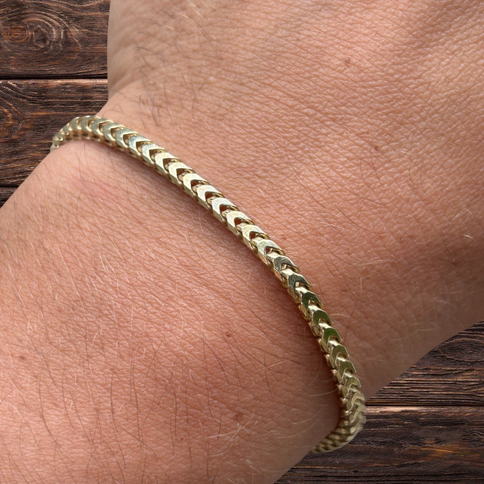 925 Sterling Silver 2.5mm Franco Bracelet