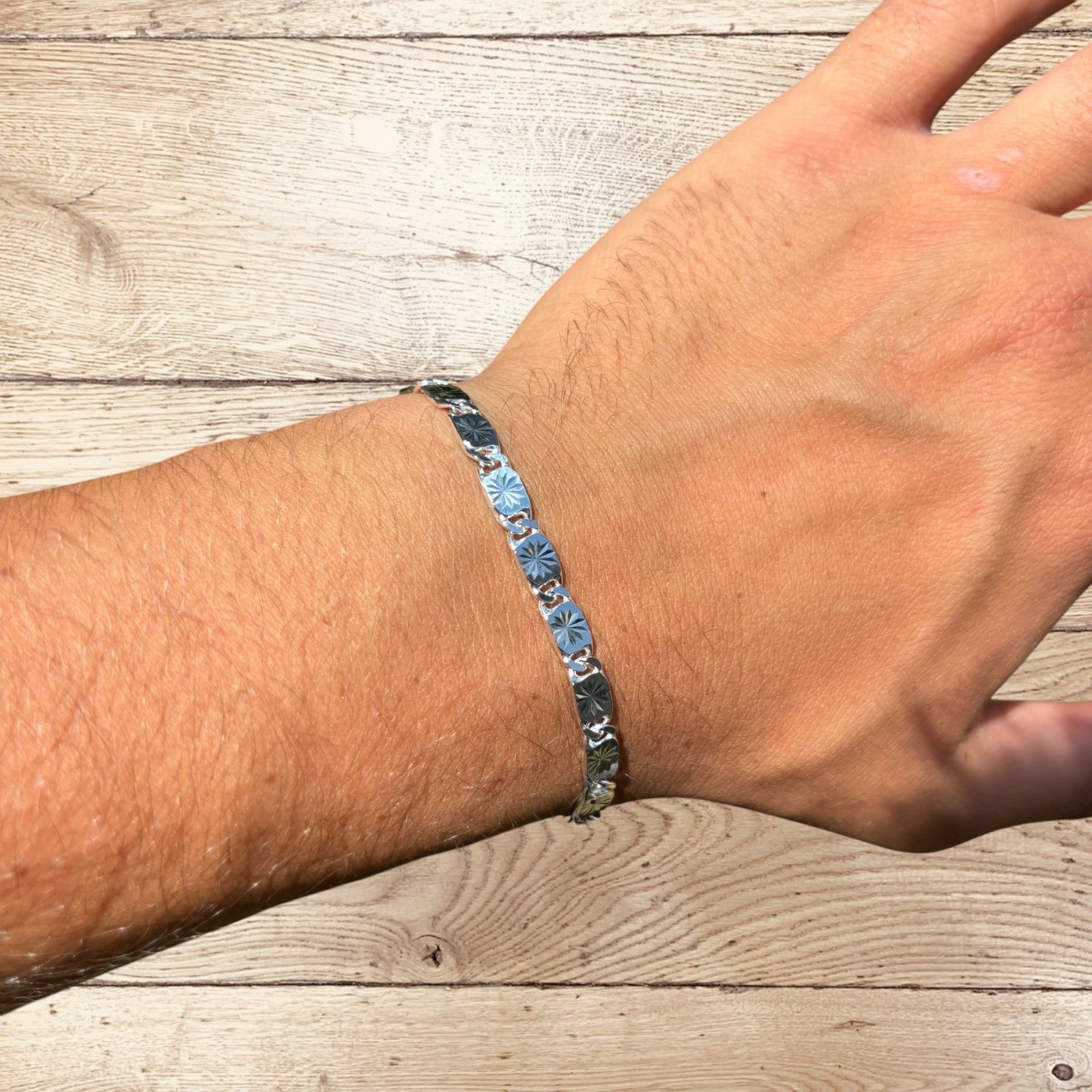 925 Sterling Silver 5mm Valentino Bracelet