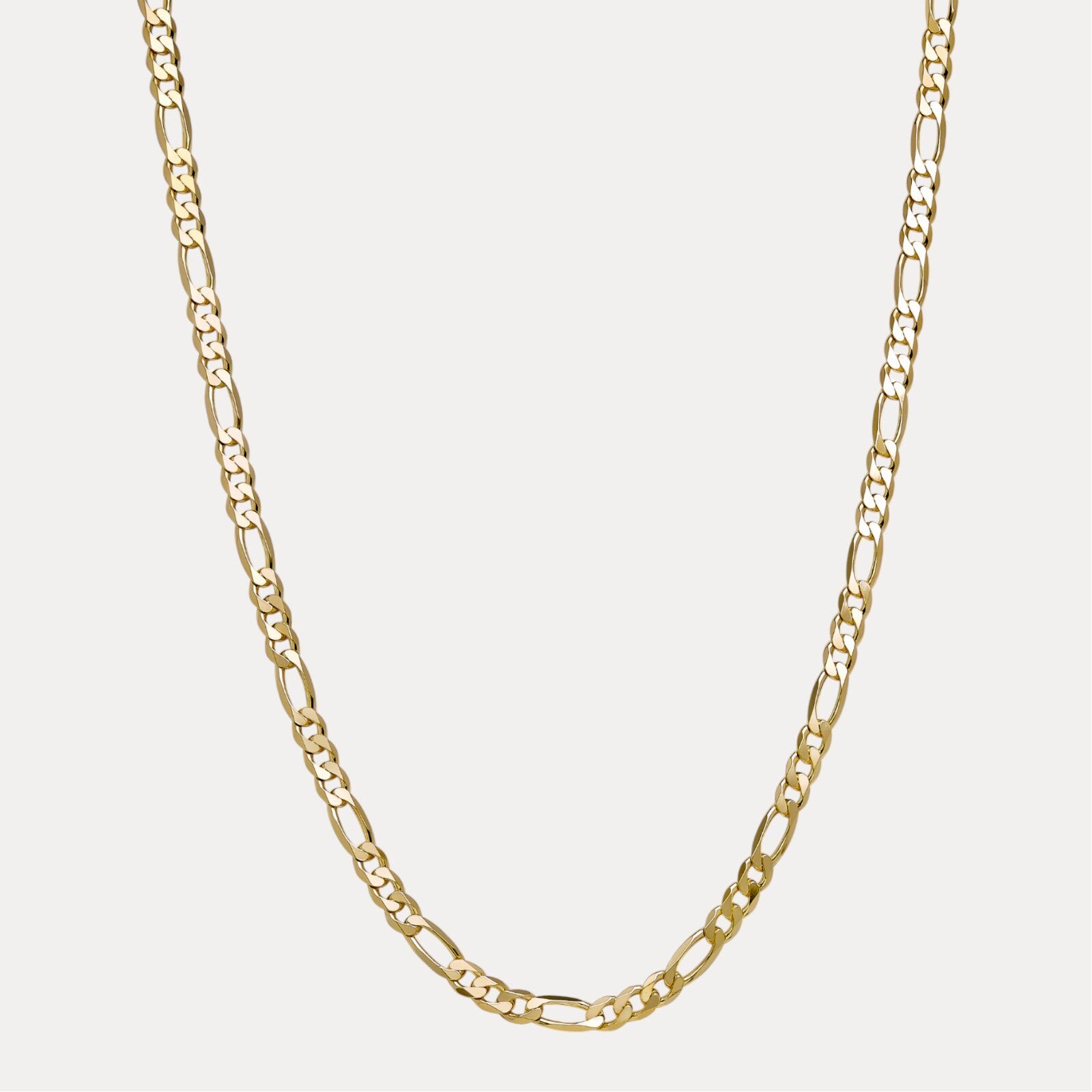 925 Sterling Silver 8mm Figaro Chain Necklace