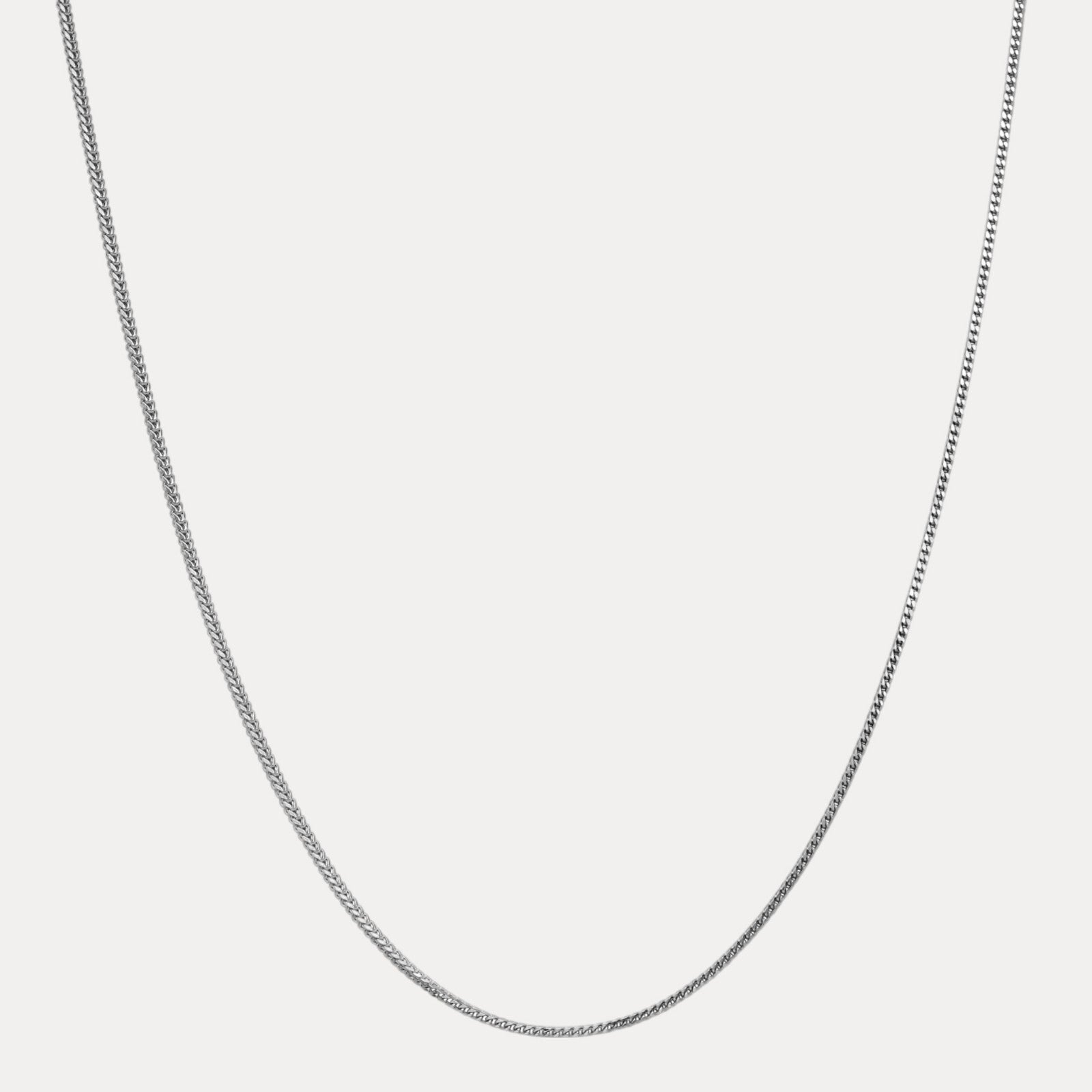 925 Sterling Silver 2mm Franco Chain Necklace