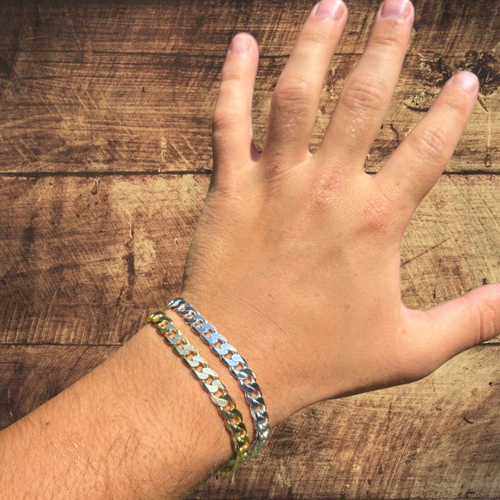 925 Sterling Silver 7mm Curb Bracelet