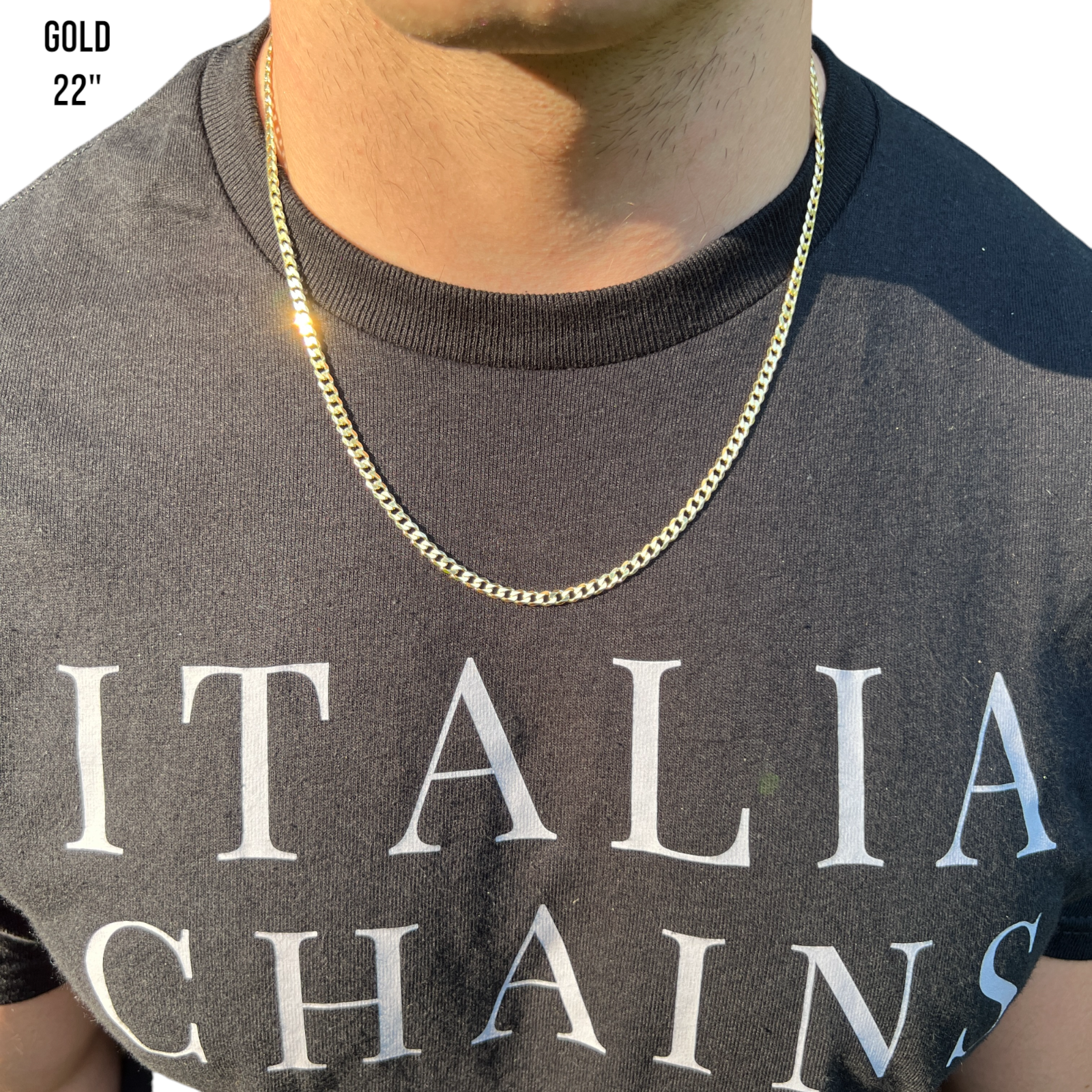 925 Sterling Silver 4mm Curb Chain Necklace