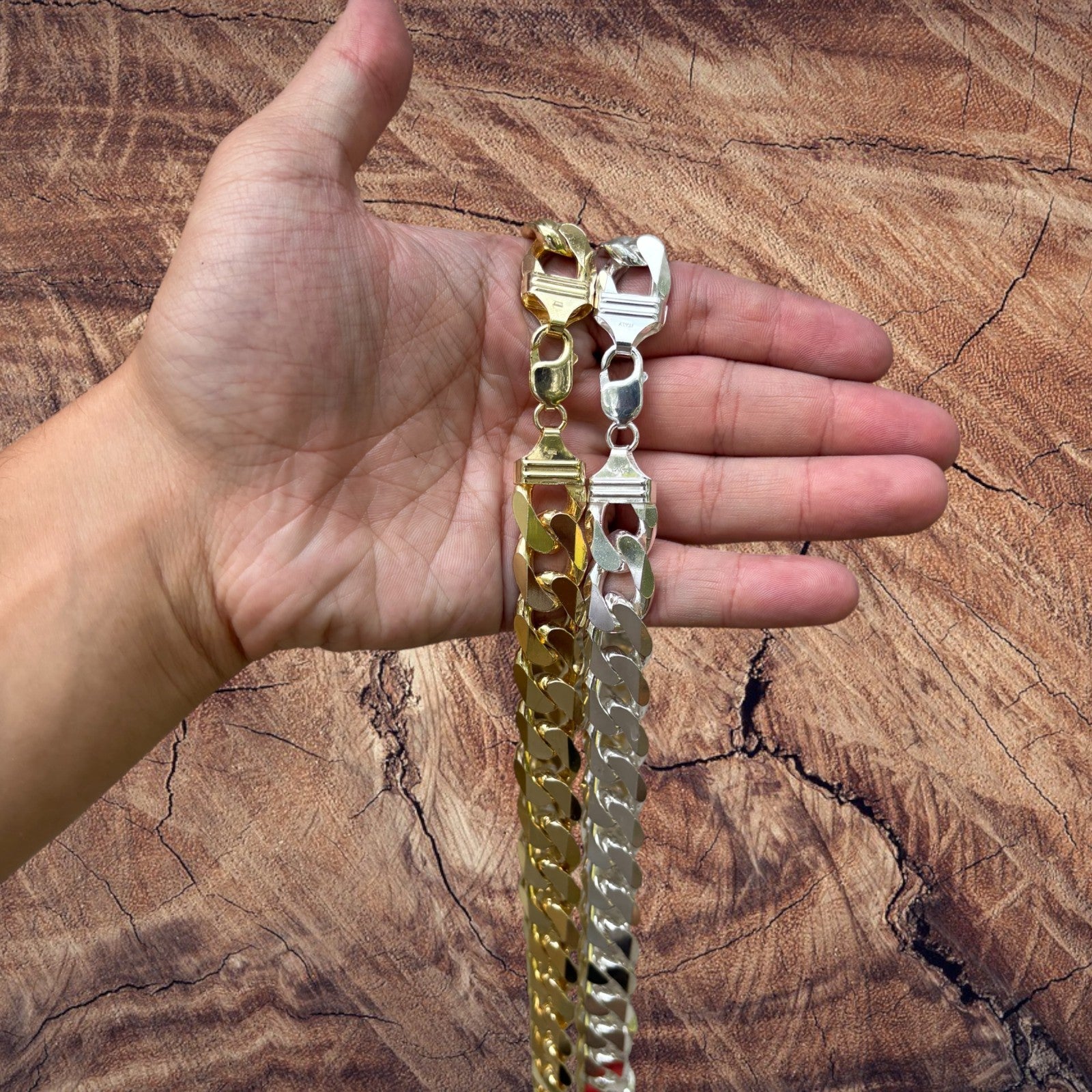 925 Sterling Silver 16mm Curb Chain Necklace