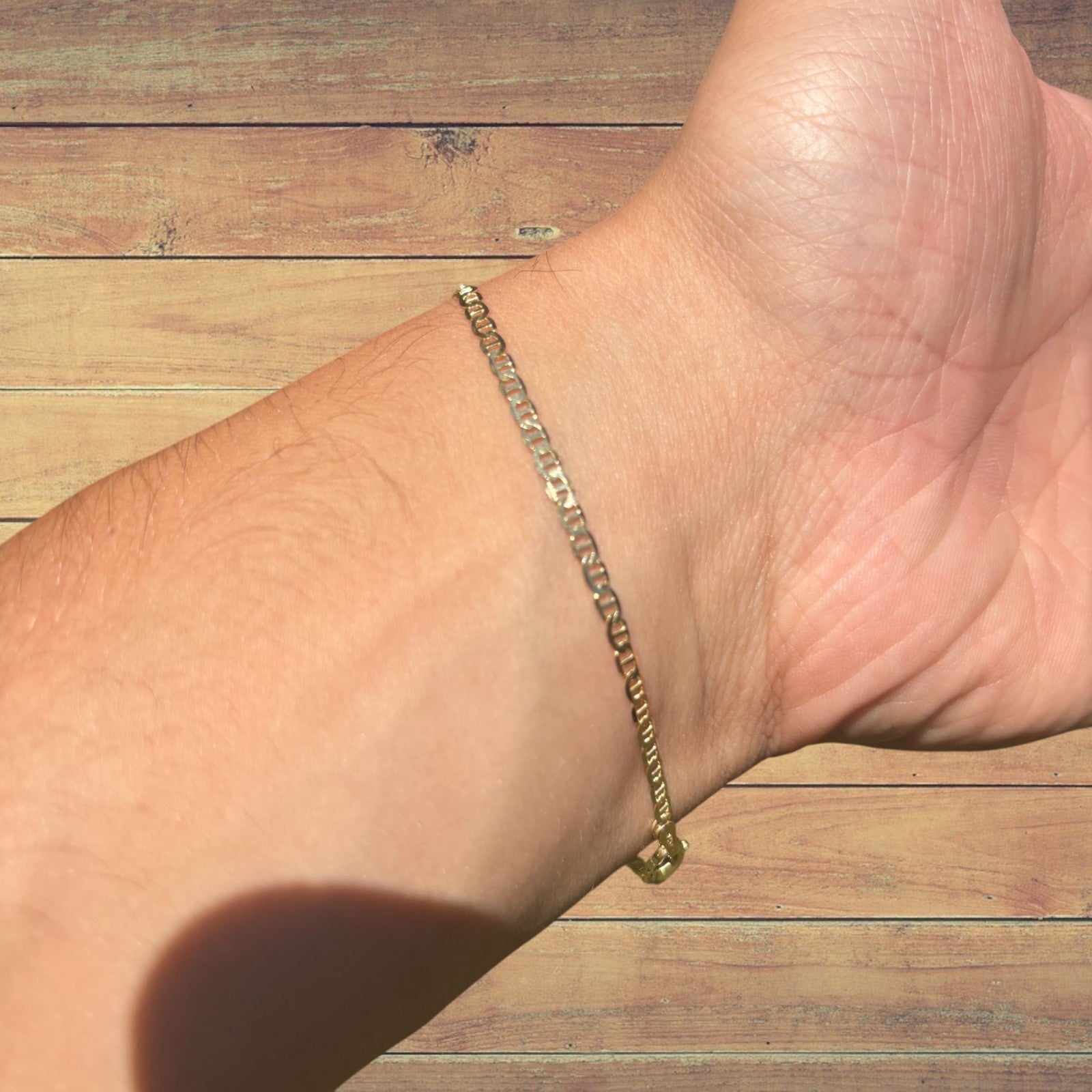 925 Sterling Silver 2.5mm Mariner Bracelet