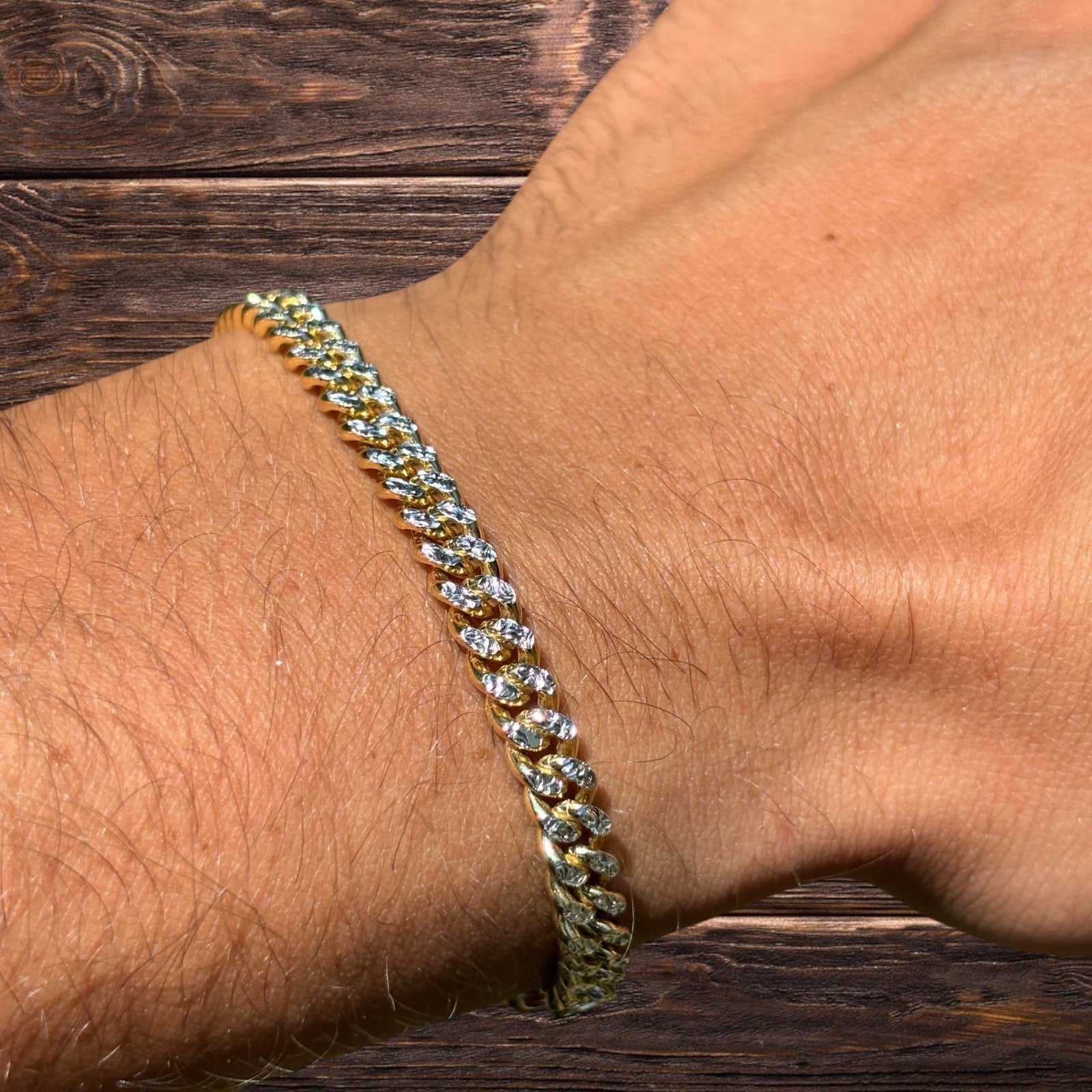 925 Sterling Silver 5mm Diamond Cut Miami Cuban Bracelet