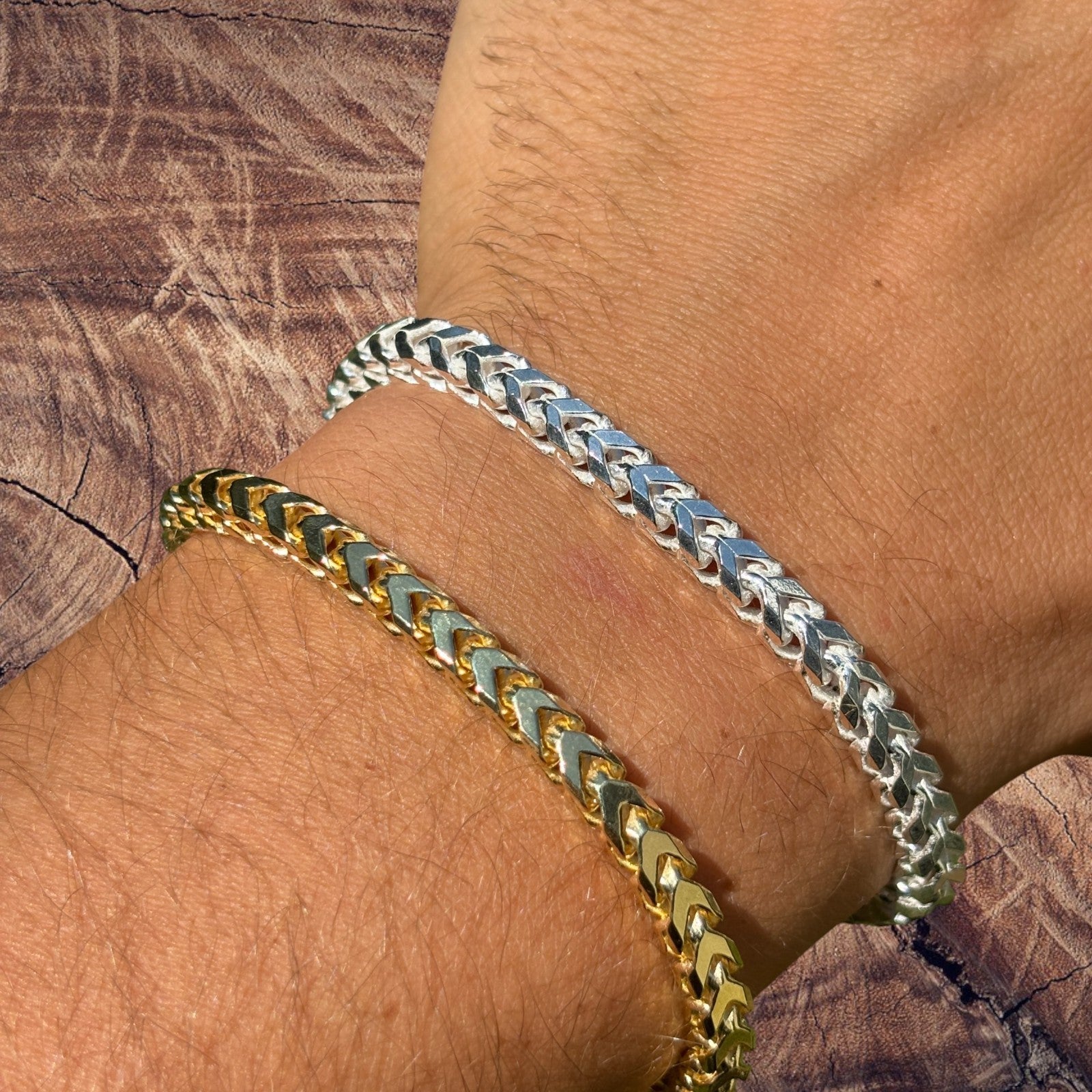 925 Sterling Silver 5mm Franco Bracelet