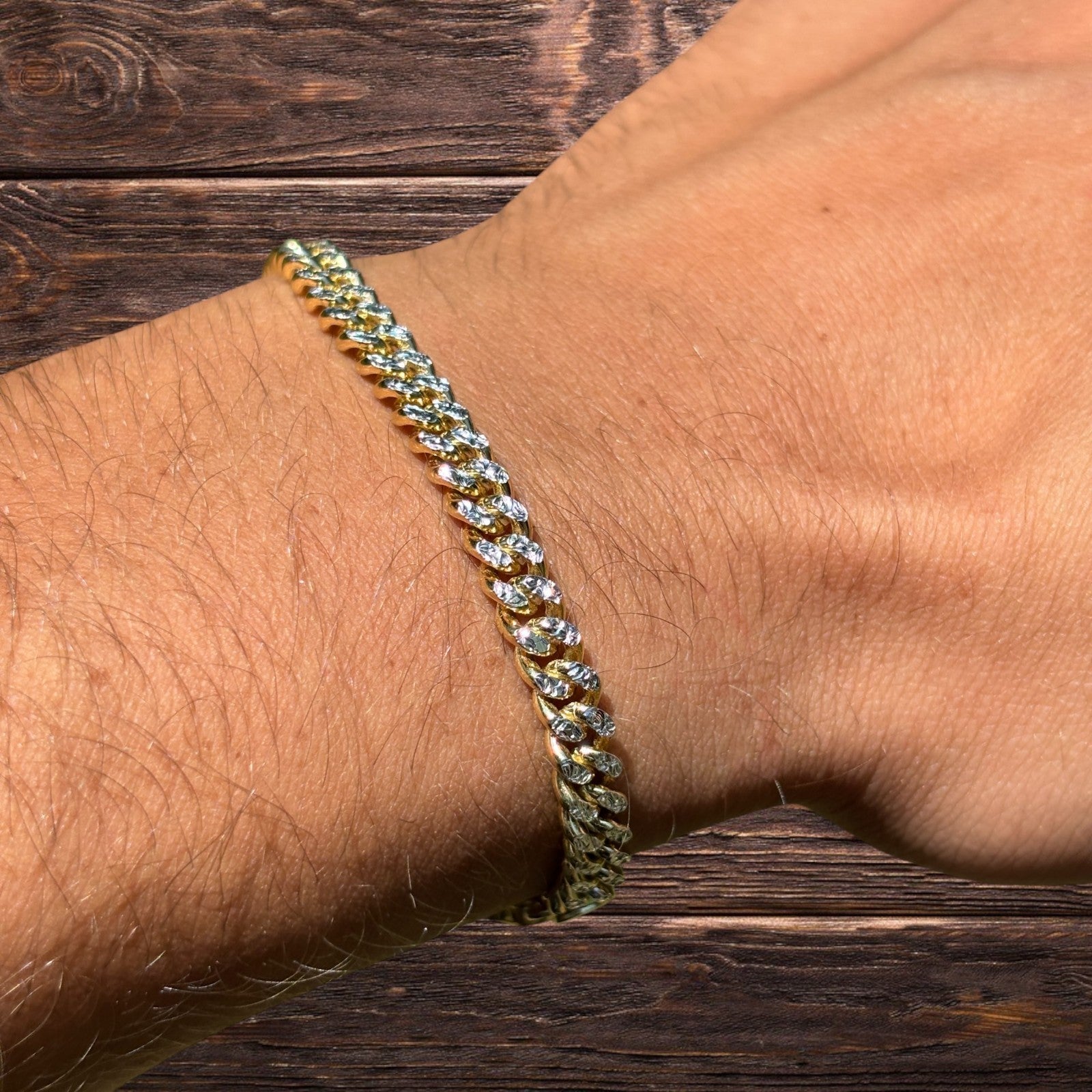 925 Sterling Silver 5mm Diamond Cut Miami Cuban Bracelet