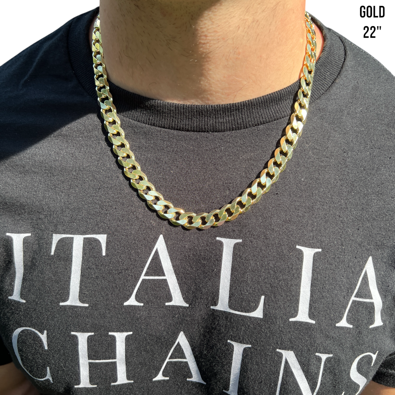 925 Sterling Silver 12mm Curb Chain Necklace