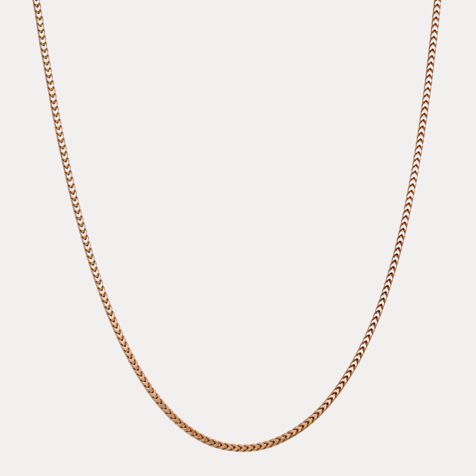 925 Sterling Silver 3mm Franco Chain Necklace