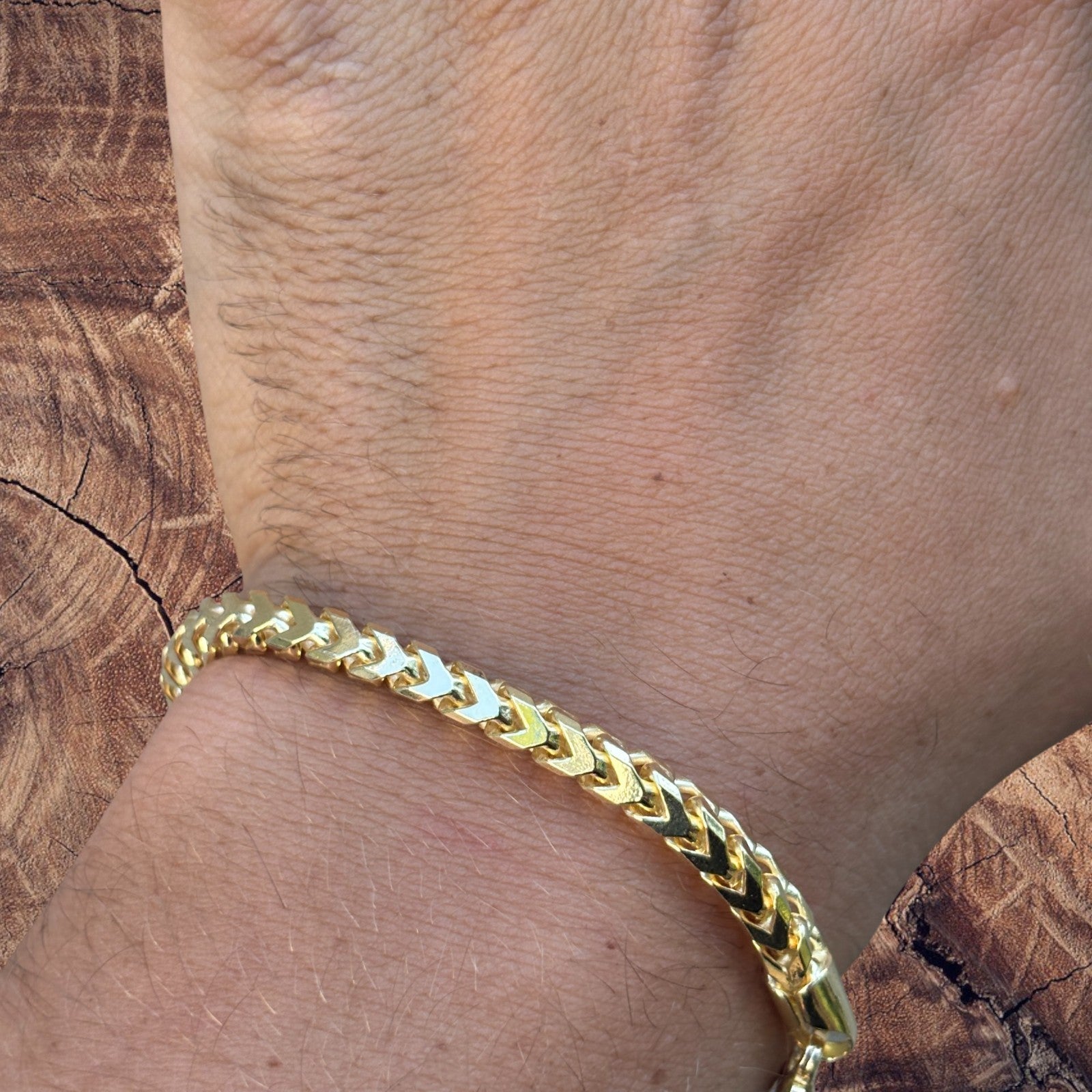 925 Sterling Silver 5mm Franco Bracelet