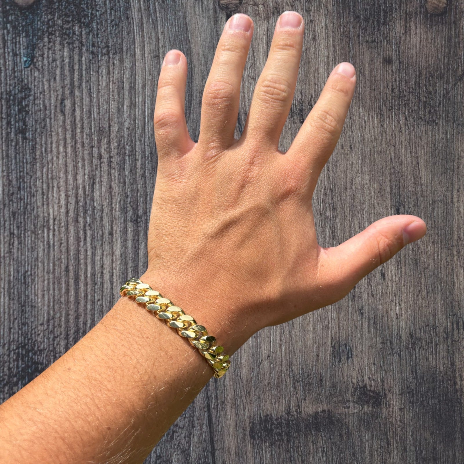 925 Sterling Silver 10mm Miami Cuban W. Box Clasp Bracelet