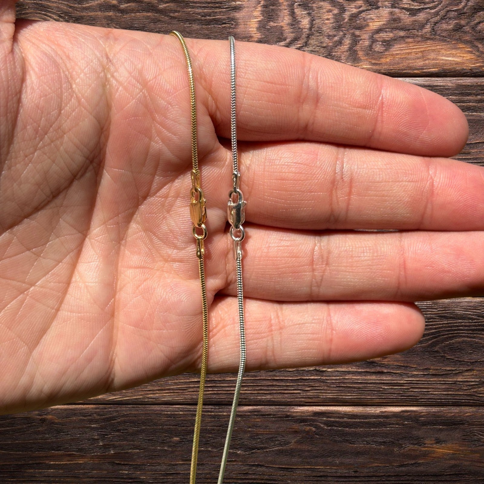 925 Sterling Silver 1.5mm Snake Chain Necklace