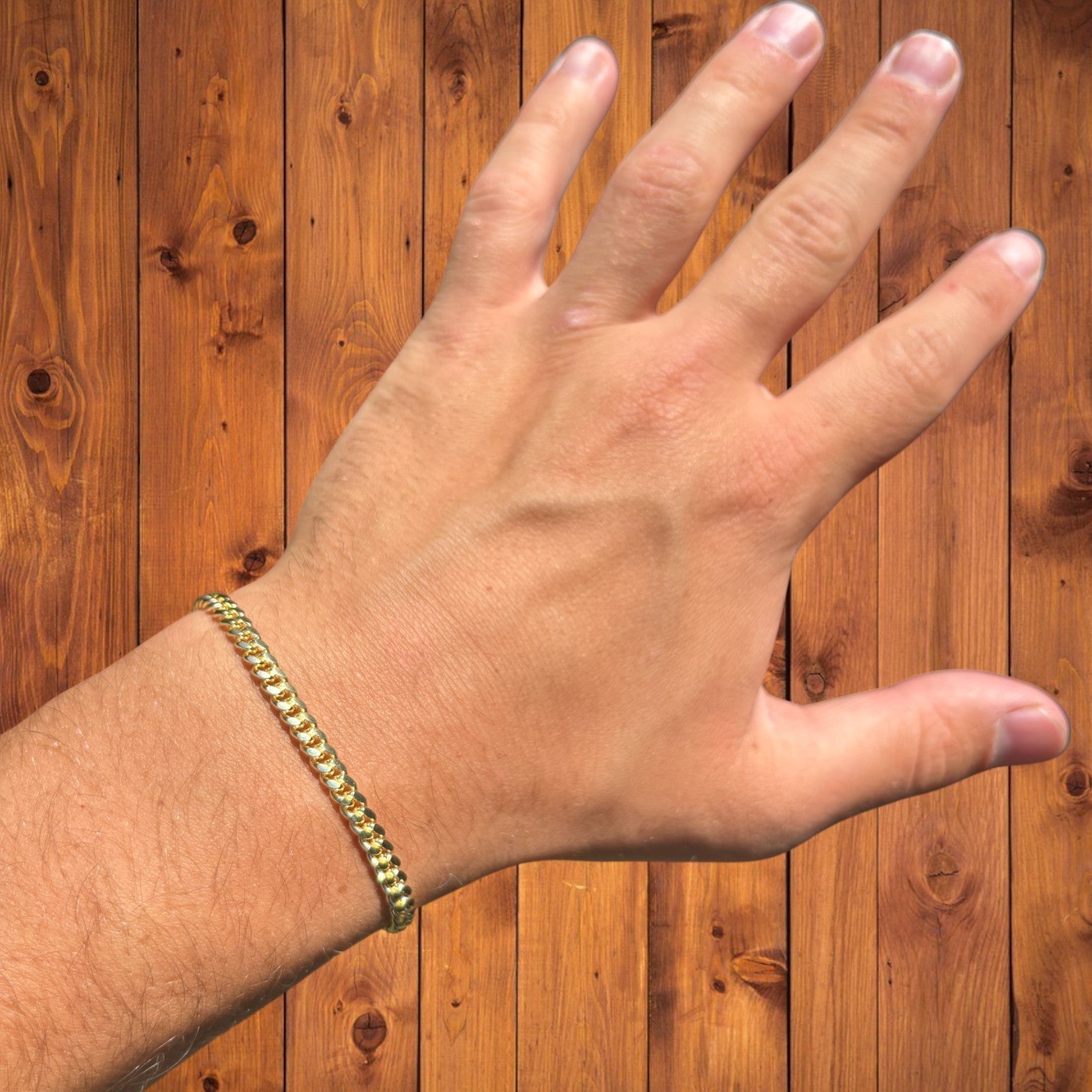 925 Sterling Silver 4mm Miami Cuban Bracelet