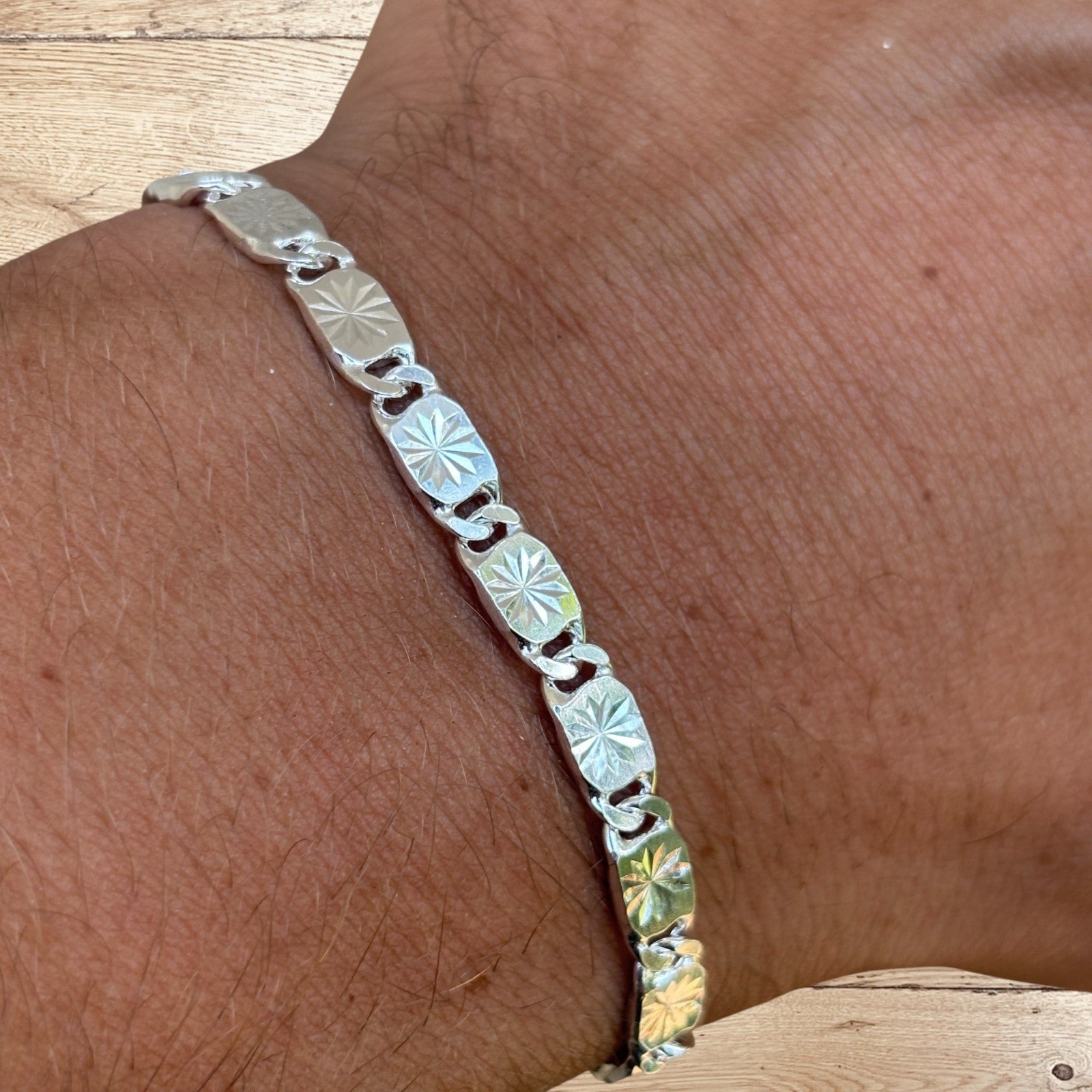 925 Sterling Silver 5mm Valentino Bracelet