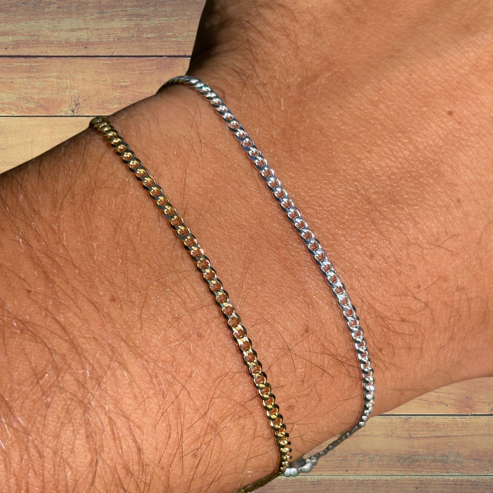 925 Sterling Silver 2mm Curb Bracelet
