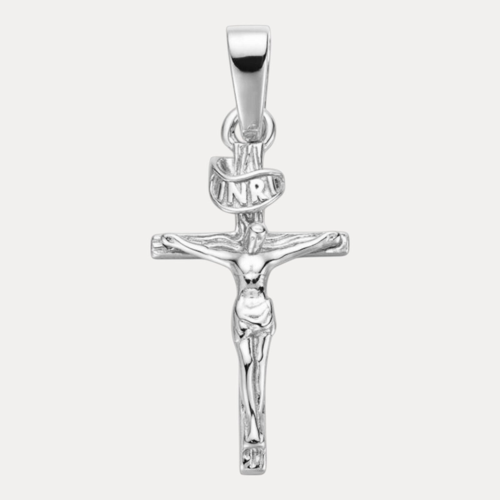 925 Sterling Silver Crucifix Cross Pendant - Large