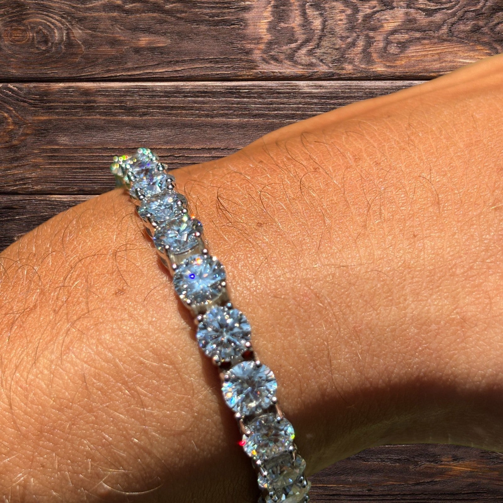 925 Sterling Silver 6mm Tennis Bracelet - CZ Or Moissanite