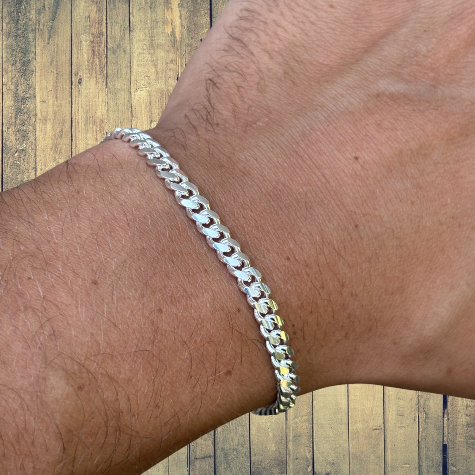 925 Sterling Silver 5mm Miami Cuban Bracelet