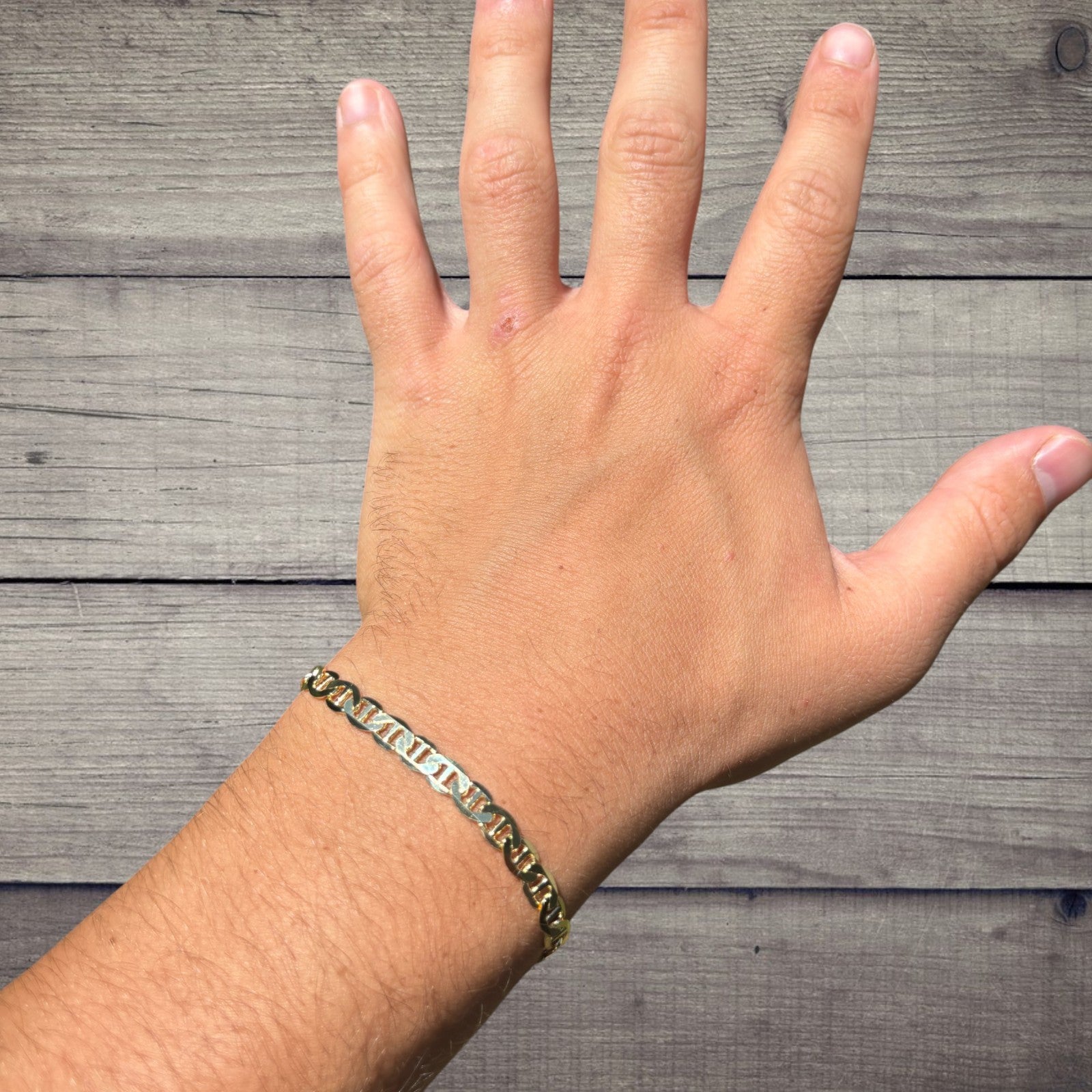 925 Sterling Silver 5mm Mariner Bracelet